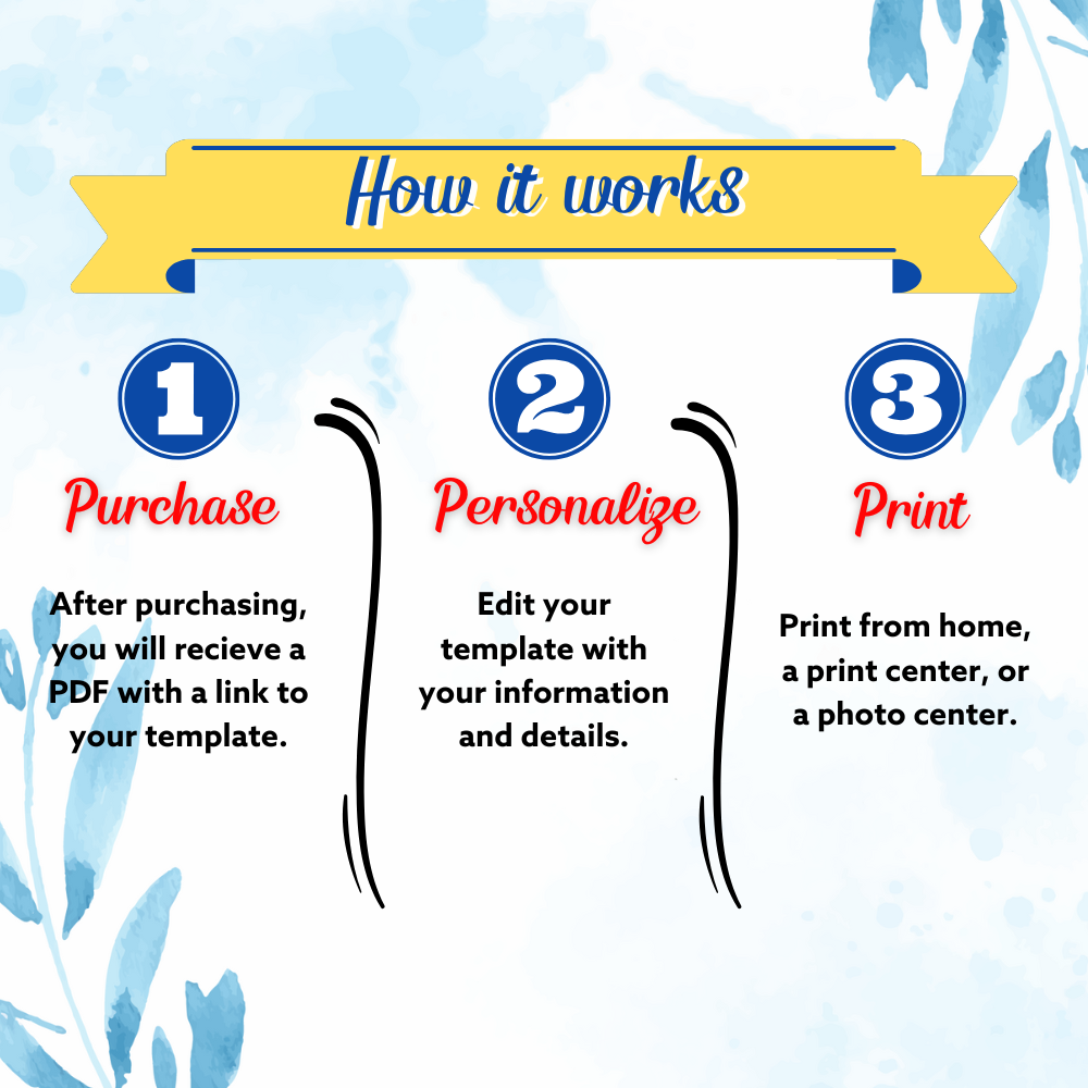 Park Birthday Invitation – Editable Canva Template (5x7)