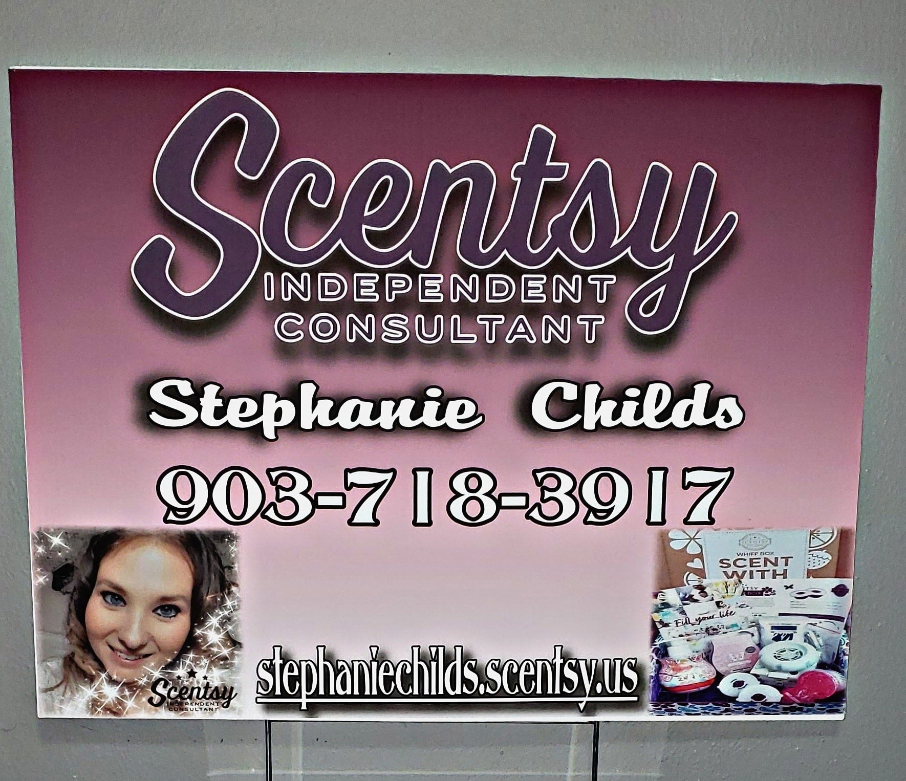 Custom Yard signs w/ Metal Stake