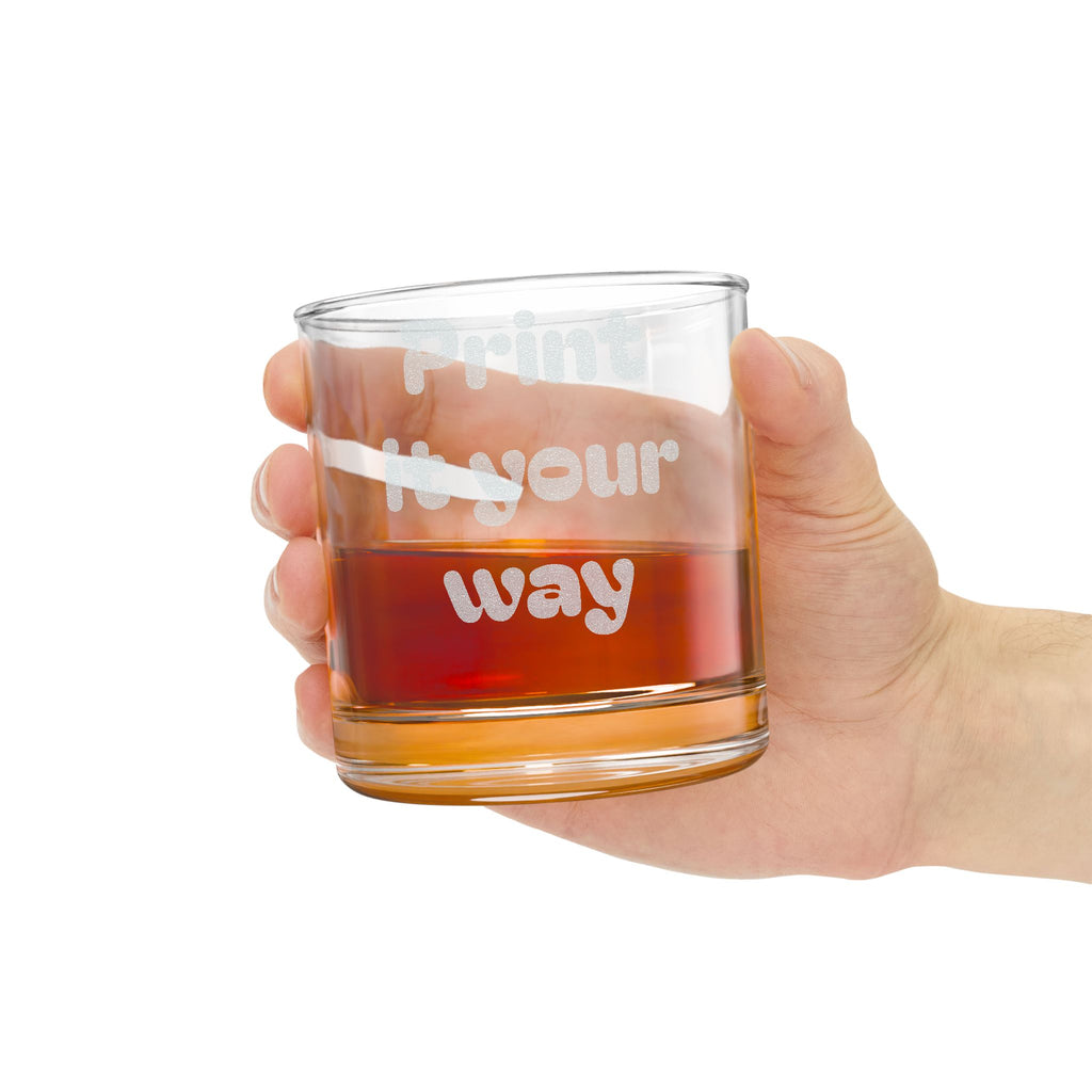 Engraved Whiskey Glass 10.5oz — Personalized Rocks Tumbler