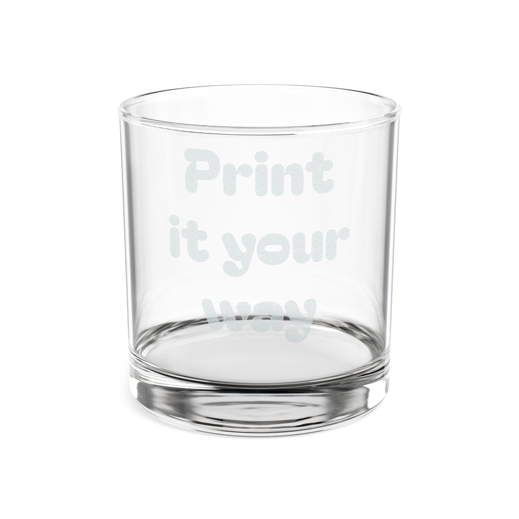 Engraved Whiskey Glass 10.5oz — Personalized Rocks Tumbler