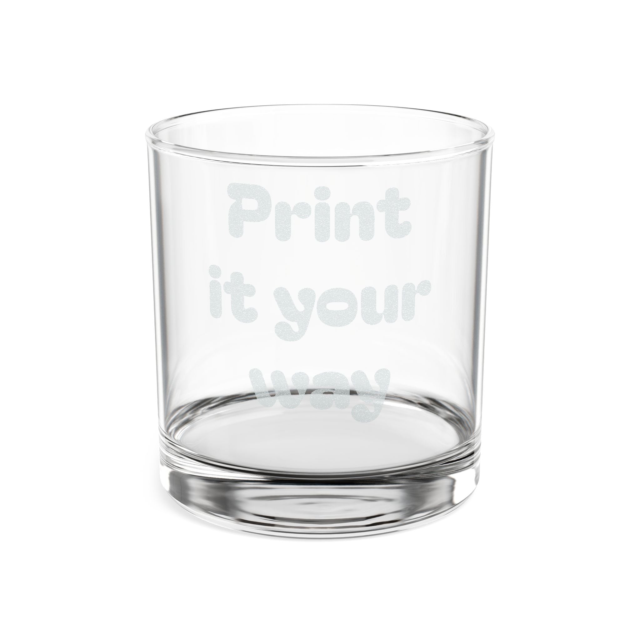Engraved Whiskey Glass 10.5oz — Personalized Rocks Tumbler