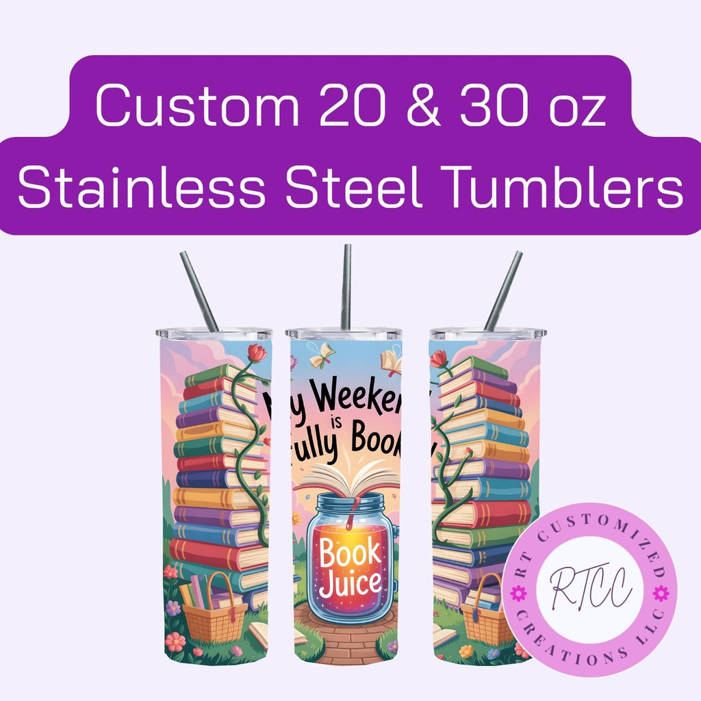 Custom Photo & Logo Tumbler | Personalized 20 oz & 30 oz Stainless Steel Tumbler