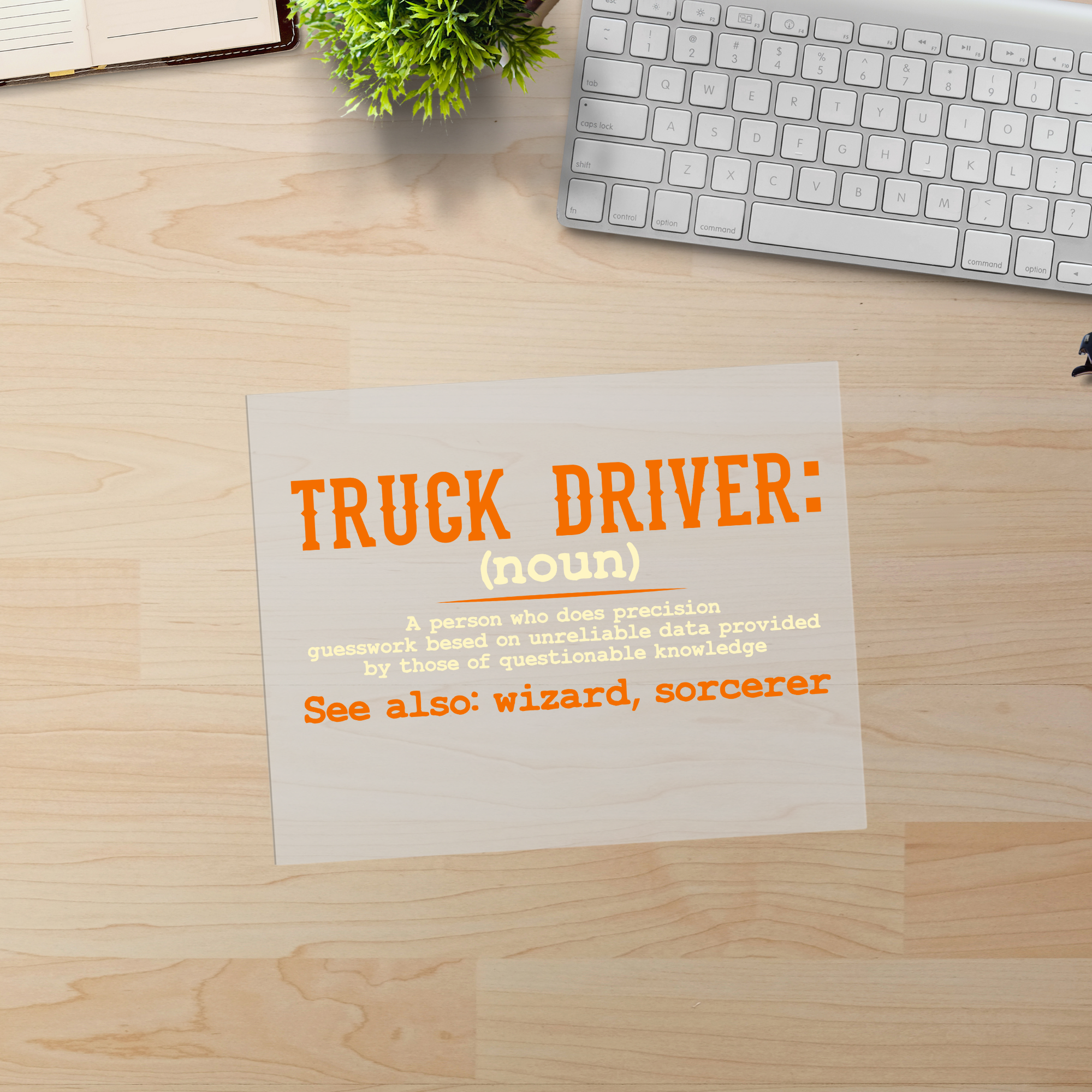 Truck Driver Definition DTF Transfer
