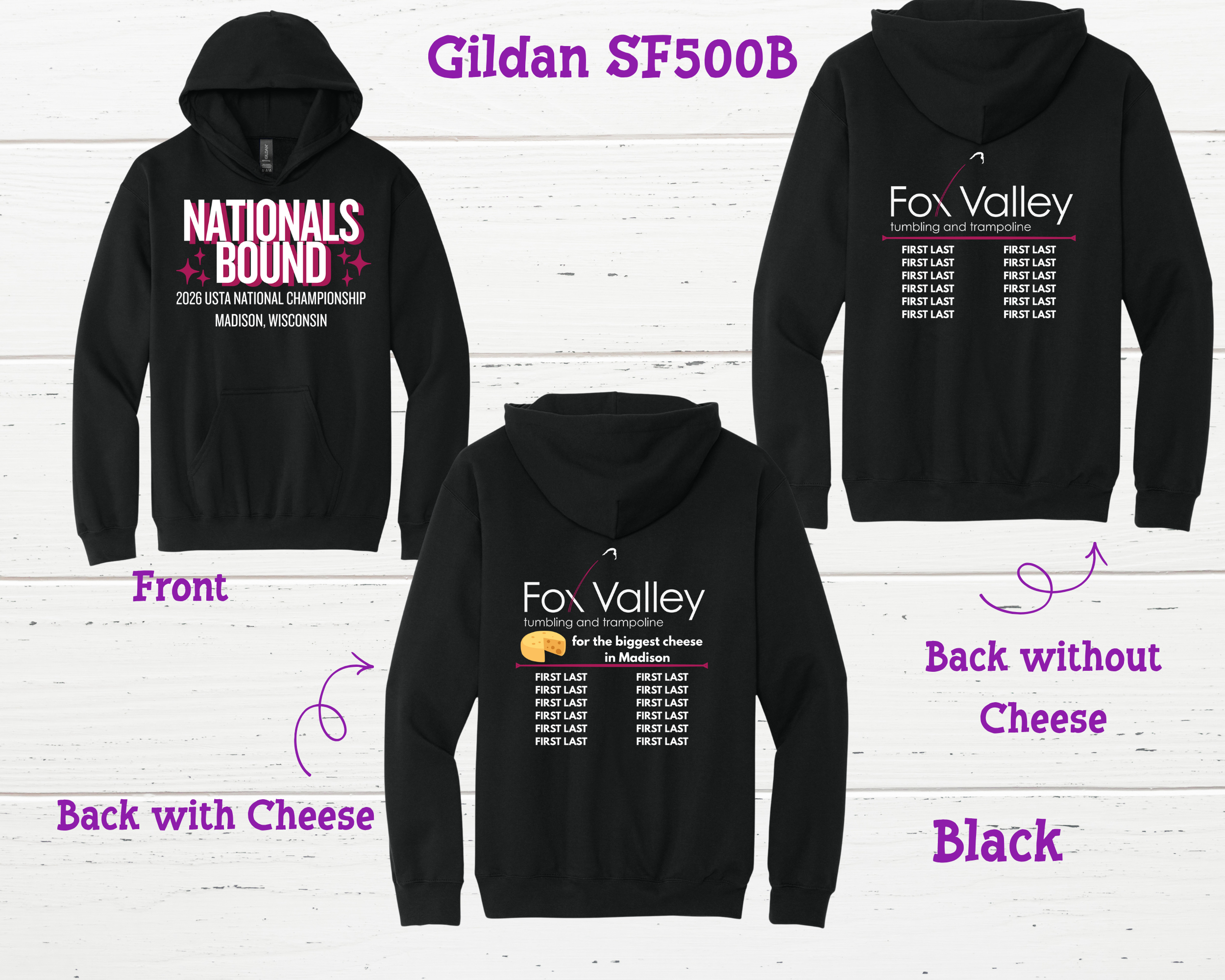 YOUTH FV Tumbling Nationals Bound Hoodie