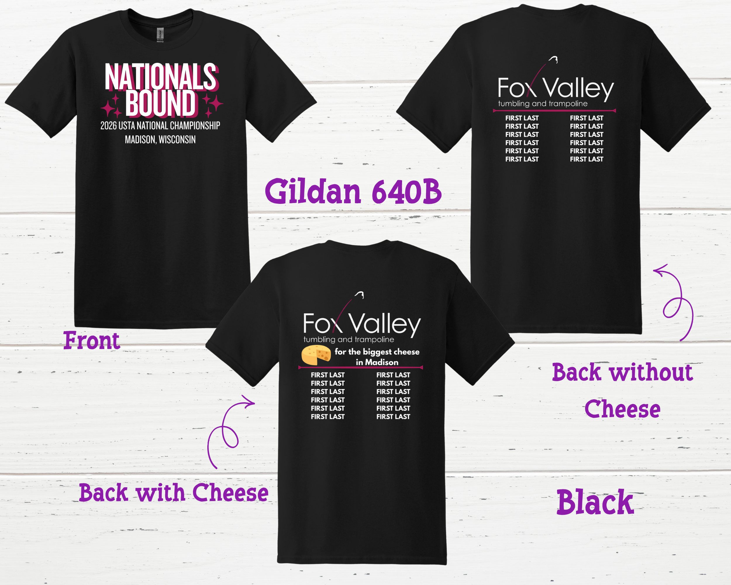 YOUTH FV Tumbling Nationals Bound T-Shirt