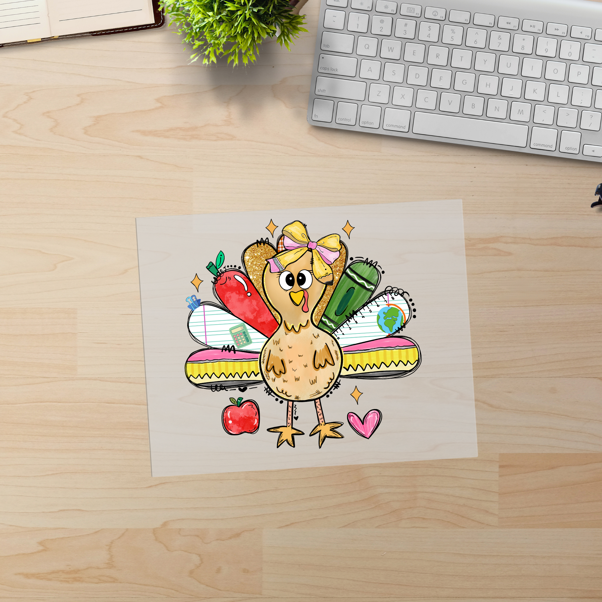 Teacher Turkey DTF Transfer