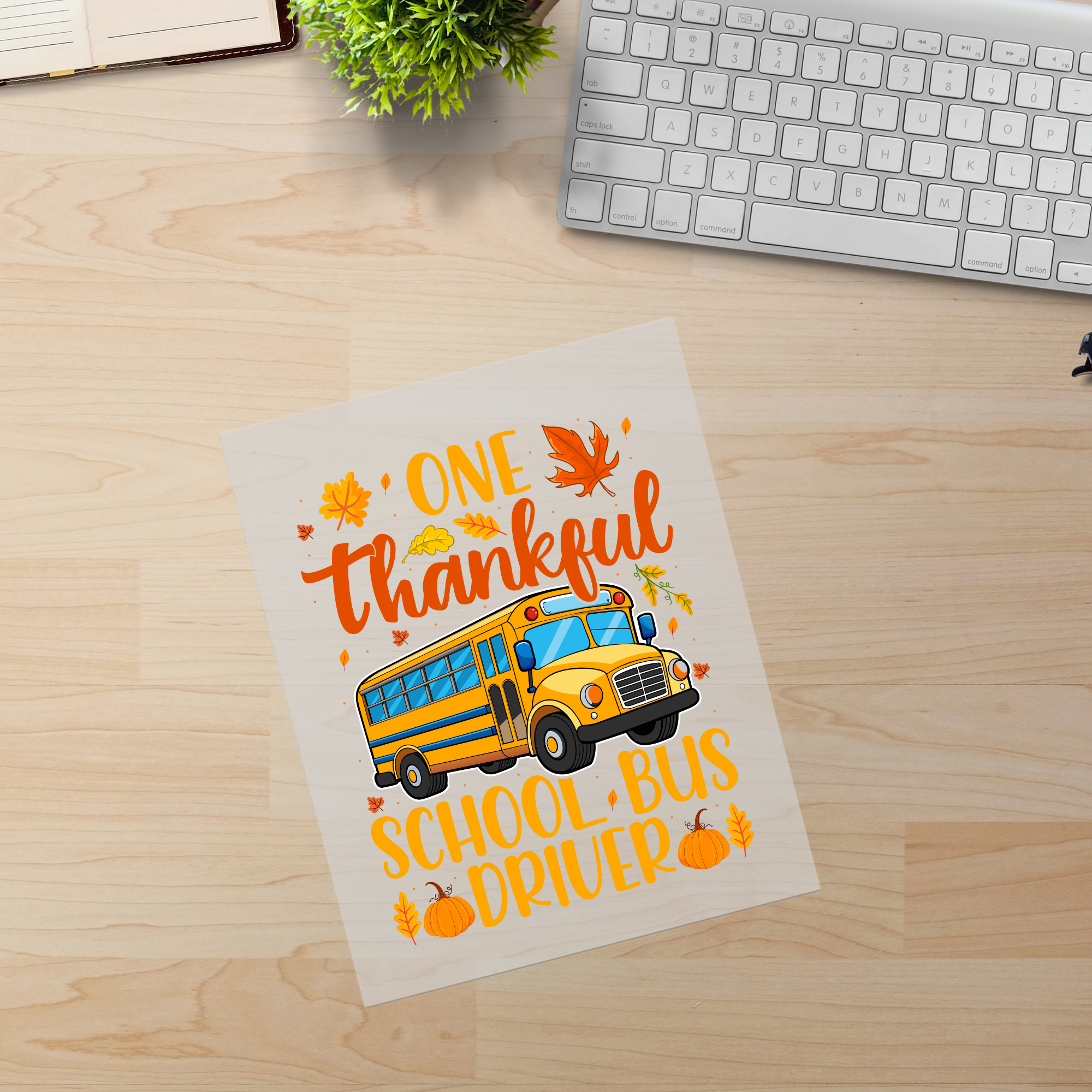 Thankful Bus Driver DTF Transfer