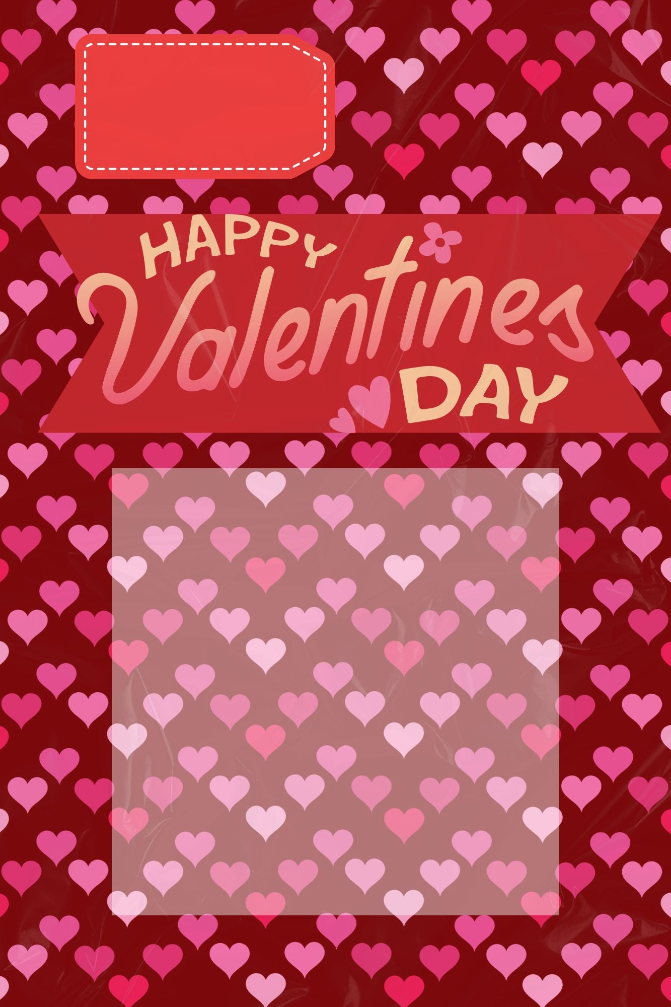 Jumbo Valentine's Day Card 12x18 inches, Custom Options Available