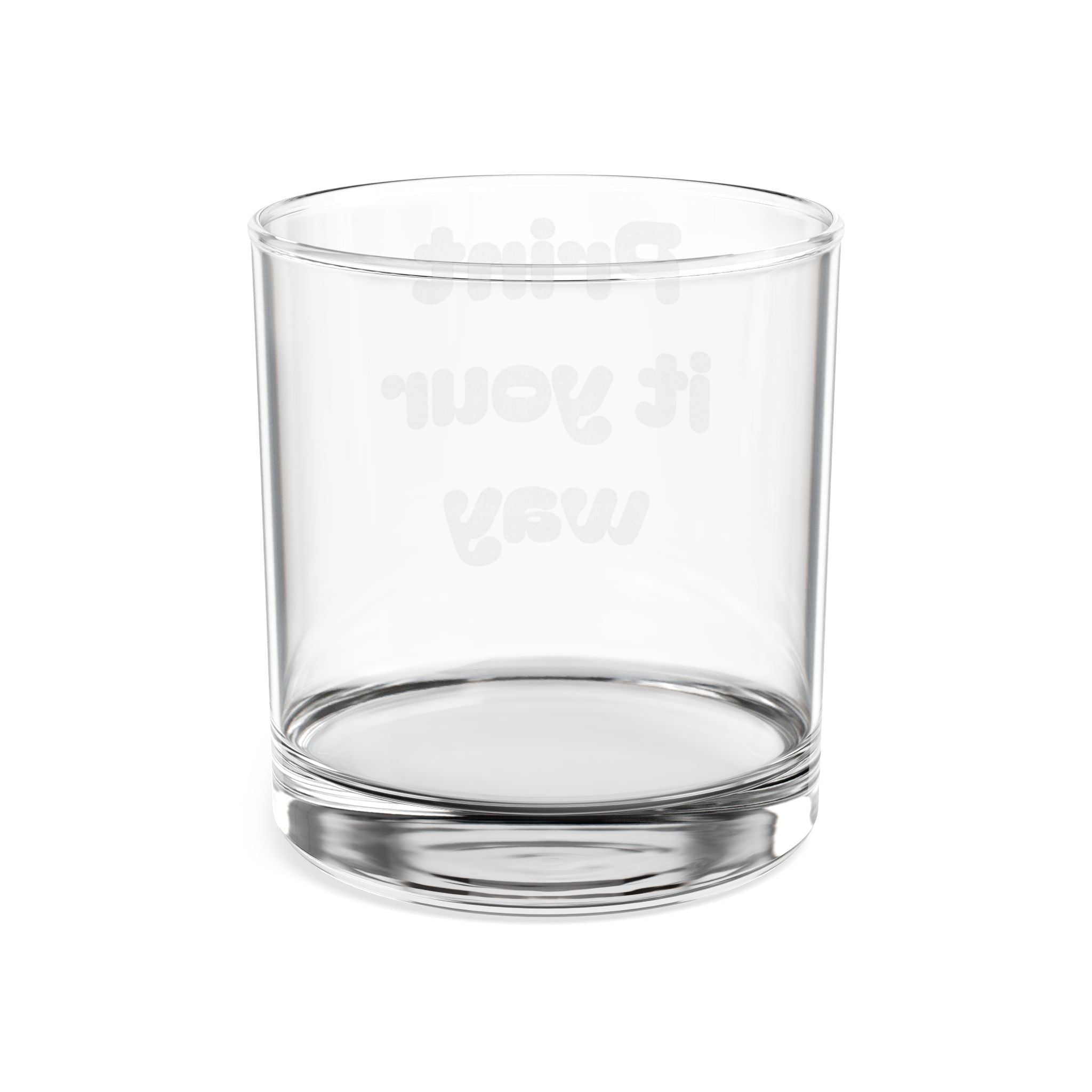 Engraved Whiskey Glass 10.5oz — Personalized Rocks Tumbler