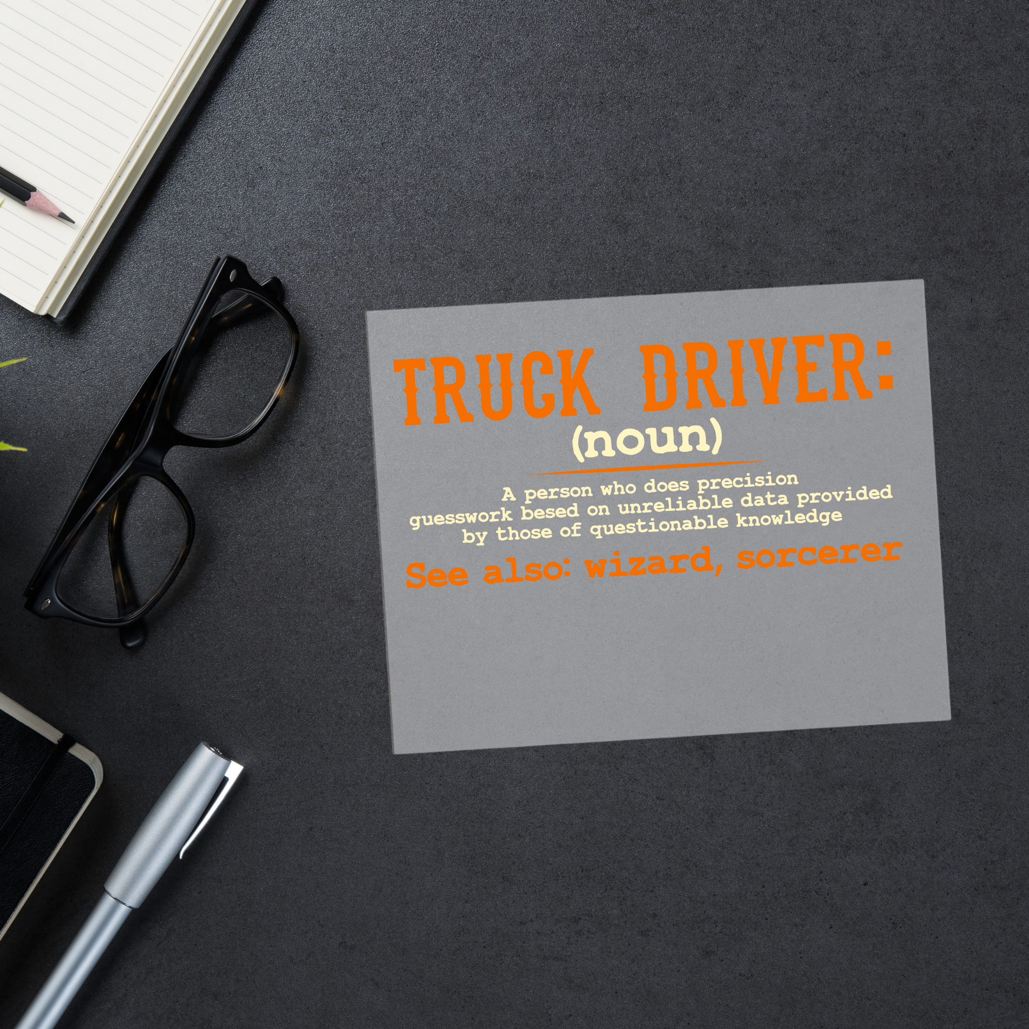 Truck Driver Definition DTF Transfer