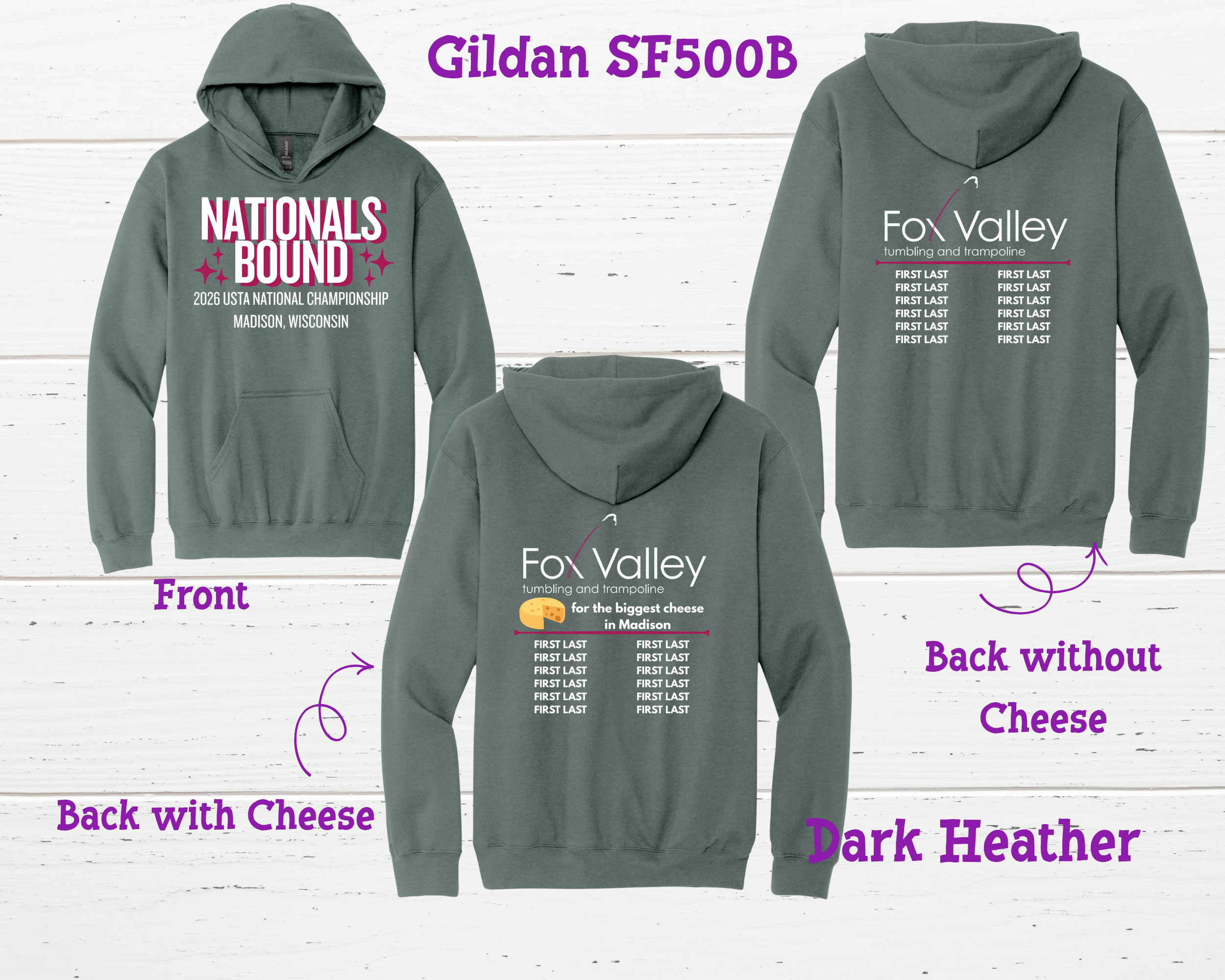 YOUTH FV Tumbling Nationals Bound Hoodie