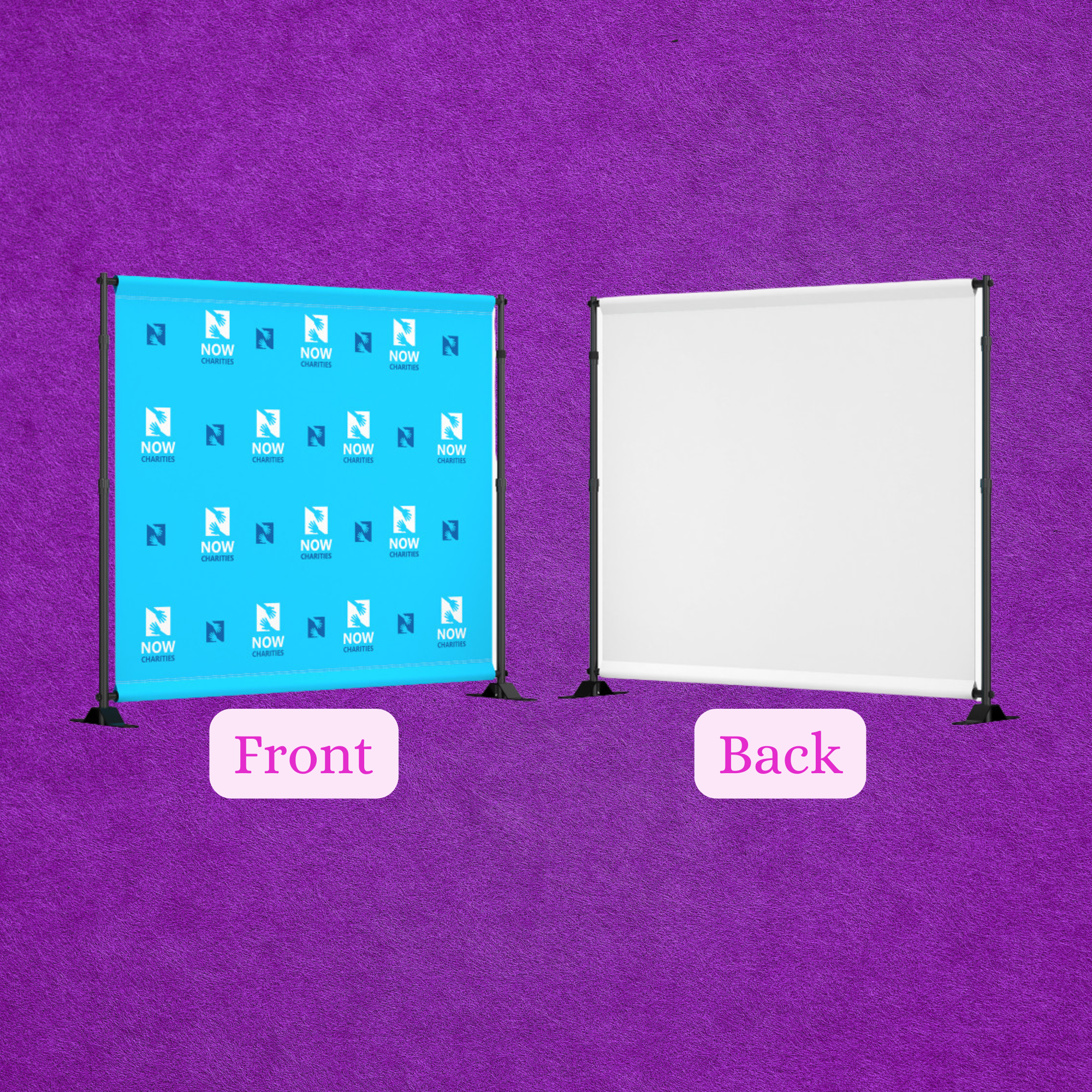 Large Tube Custom Backdrop – Durable, Adjustable & Event-Ready