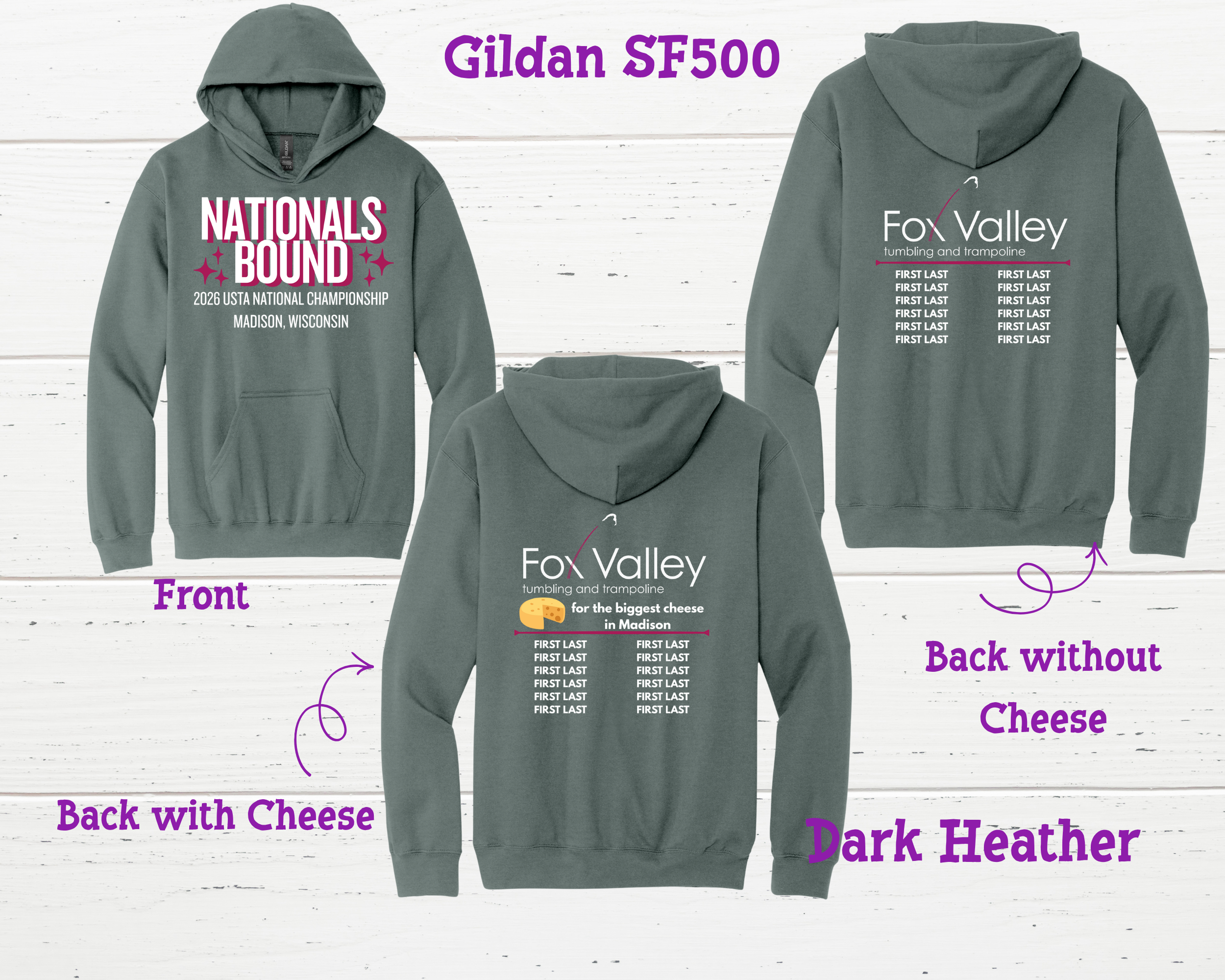 ADULT FV Tumbling Nationals Bound Hoodie