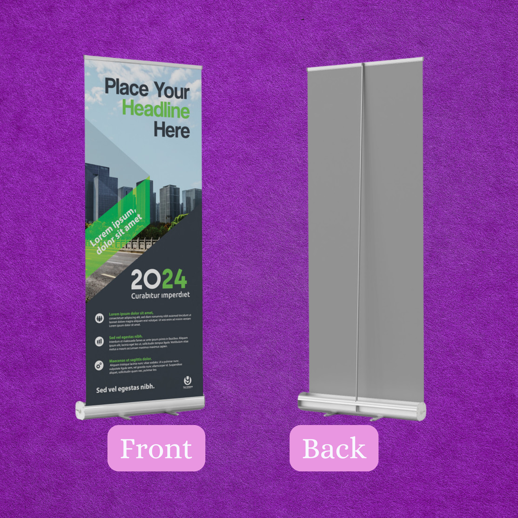 Custom Retractable Banner – 33" × 81"
