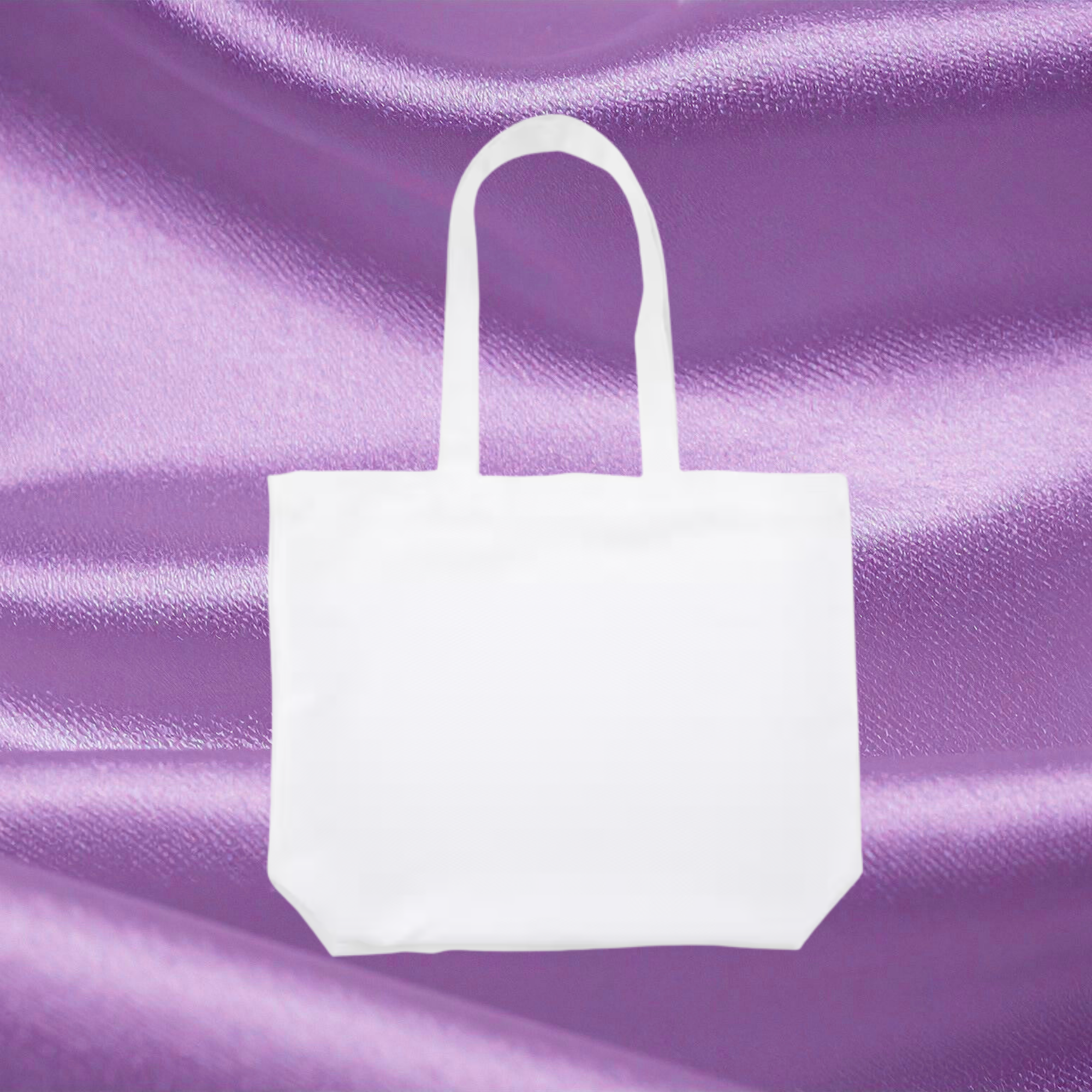Custom Sublimation Tote Bag | Personalized Photo or Logo Bag | 12x13" Polyester Reusable Tote | Custom Gift or Business Promo