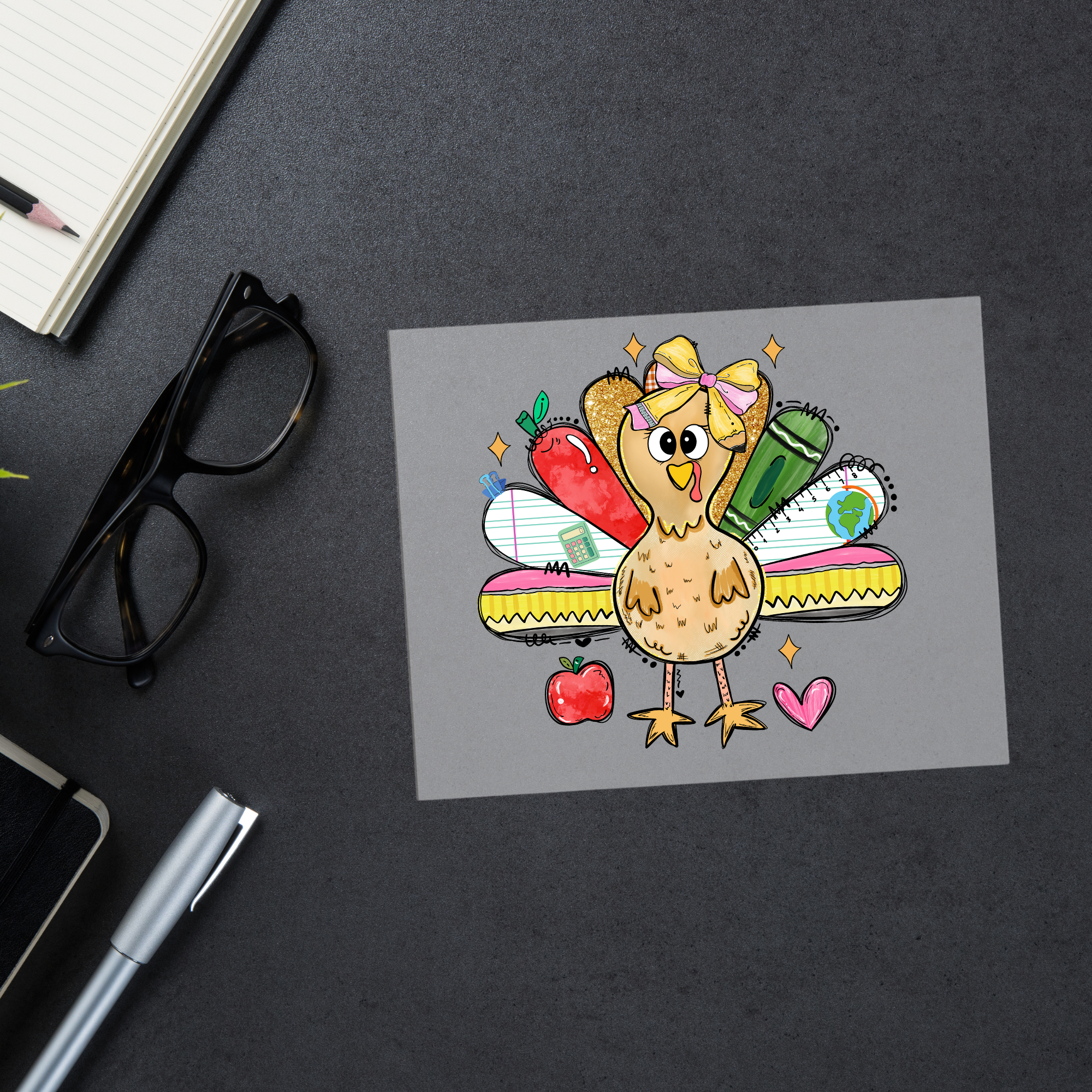 Teacher Turkey DTF Transfer