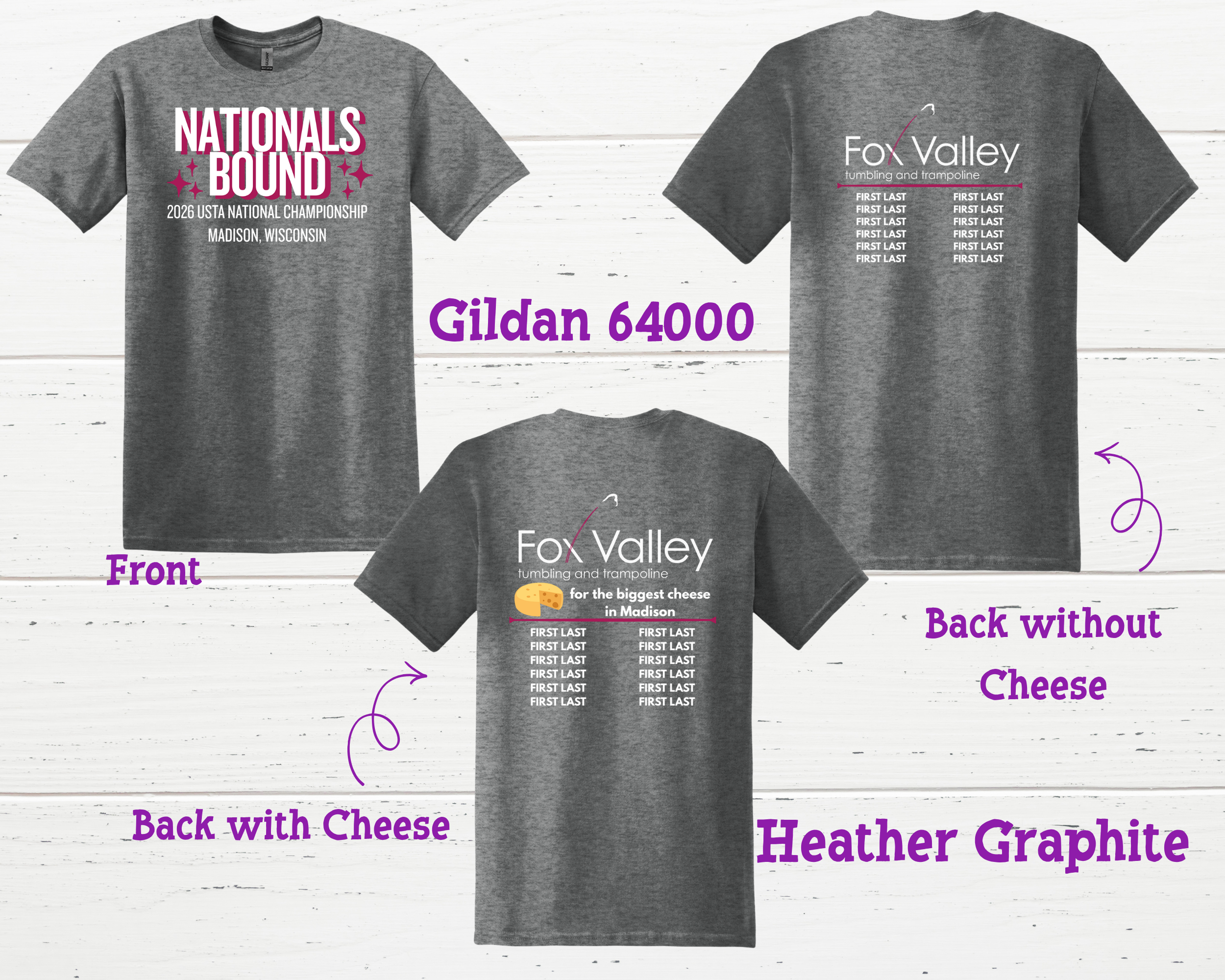 ADULT FV Tumbling Nationals Bound T-Shirt