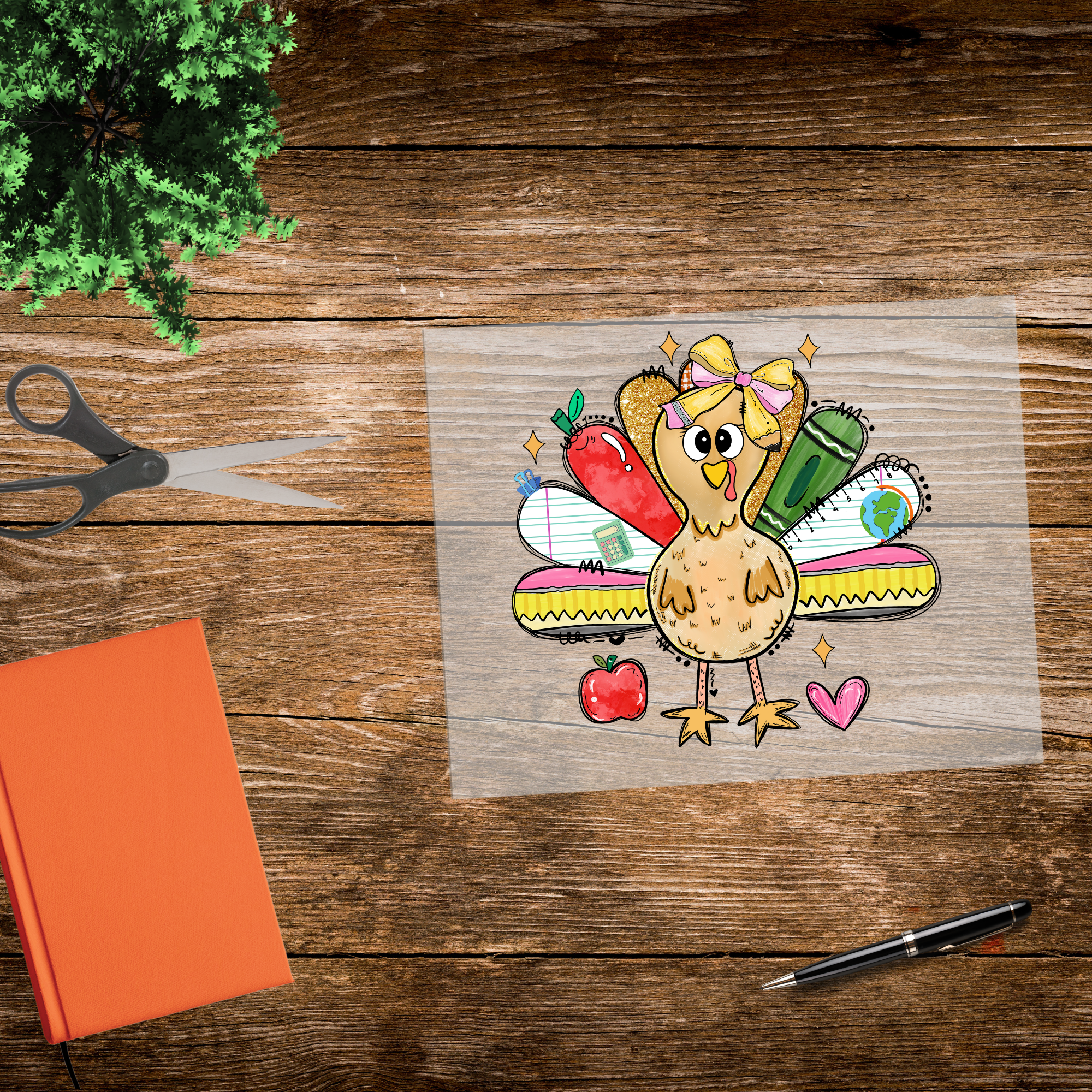 Teacher Turkey DTF Transfer