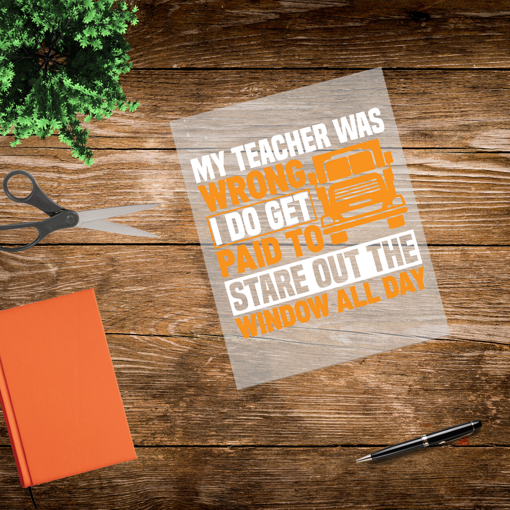 Truck Window DTF Transfer