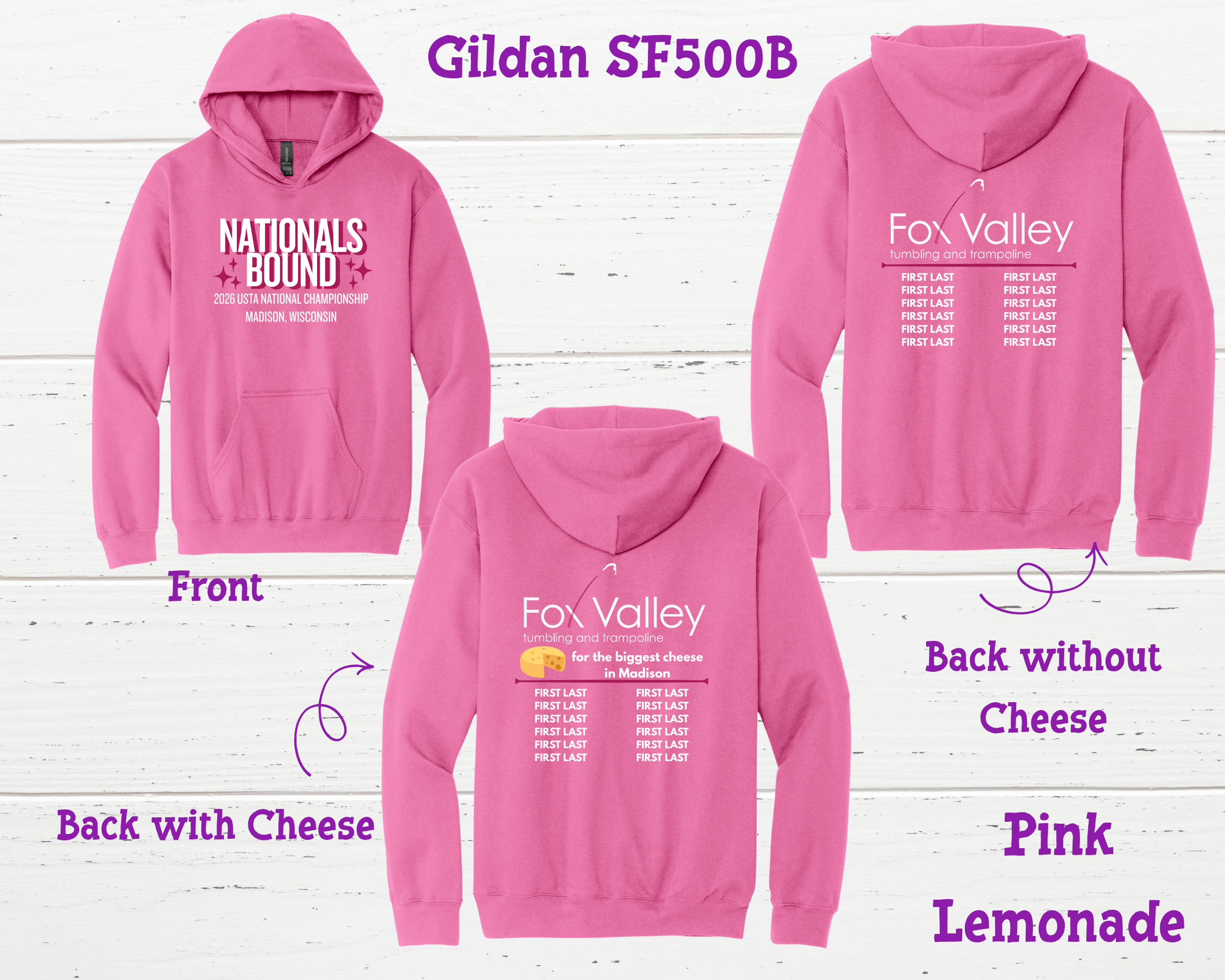 YOUTH FV Tumbling Nationals Bound Hoodie