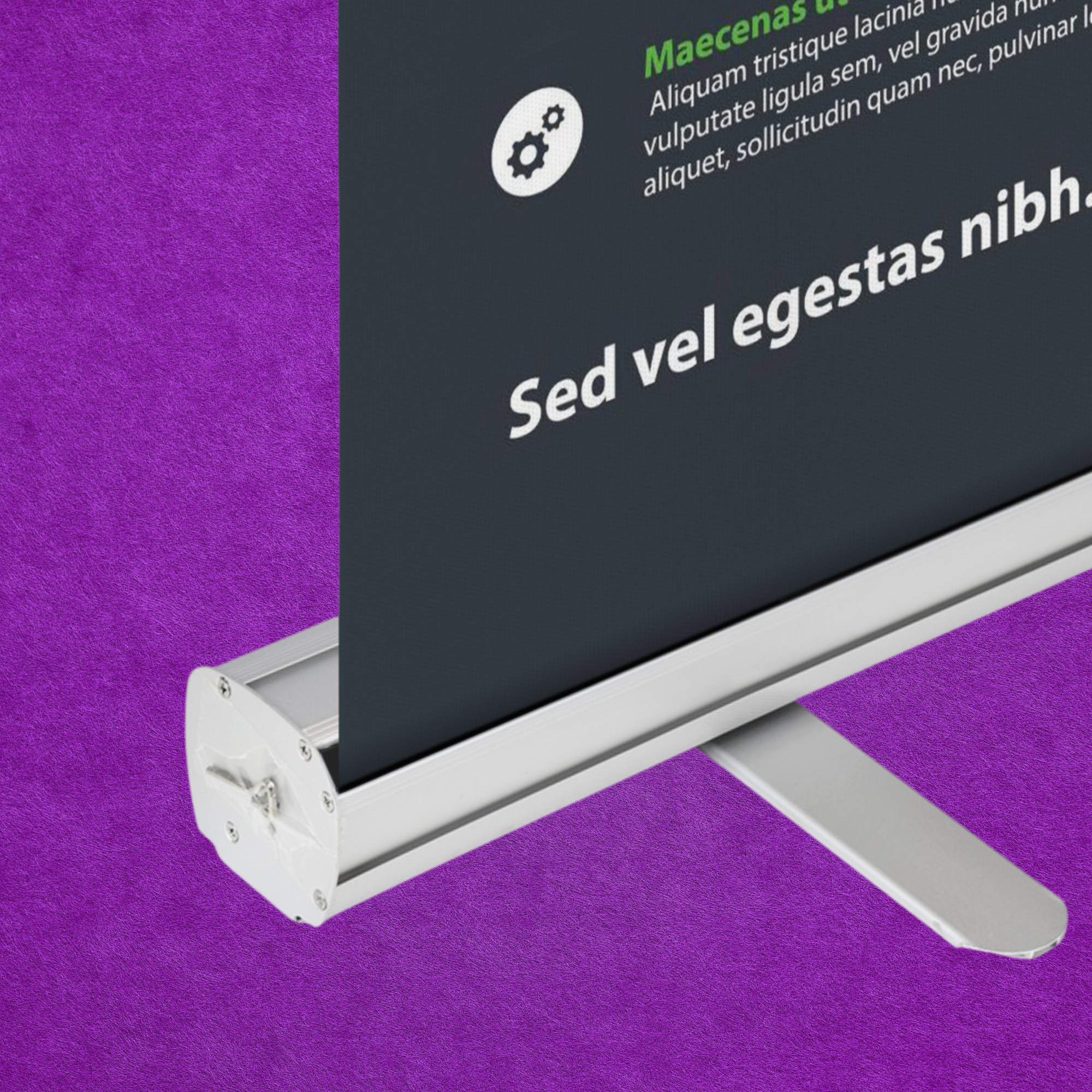 Custom Retractable Banner – 33" × 81"