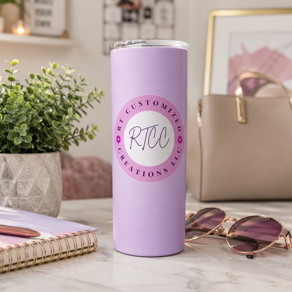 Custom Photo & Logo Tumbler | Personalized 20 oz & 30 oz Stainless Steel Tumbler