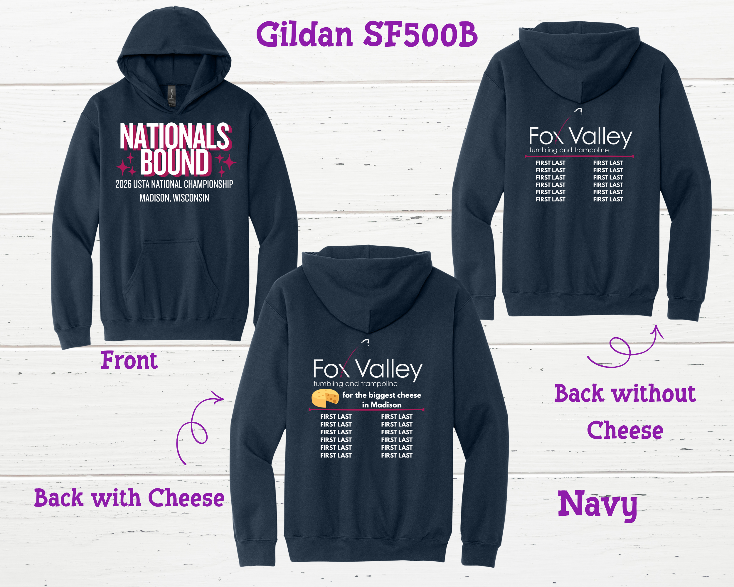 YOUTH FV Tumbling Nationals Bound Hoodie