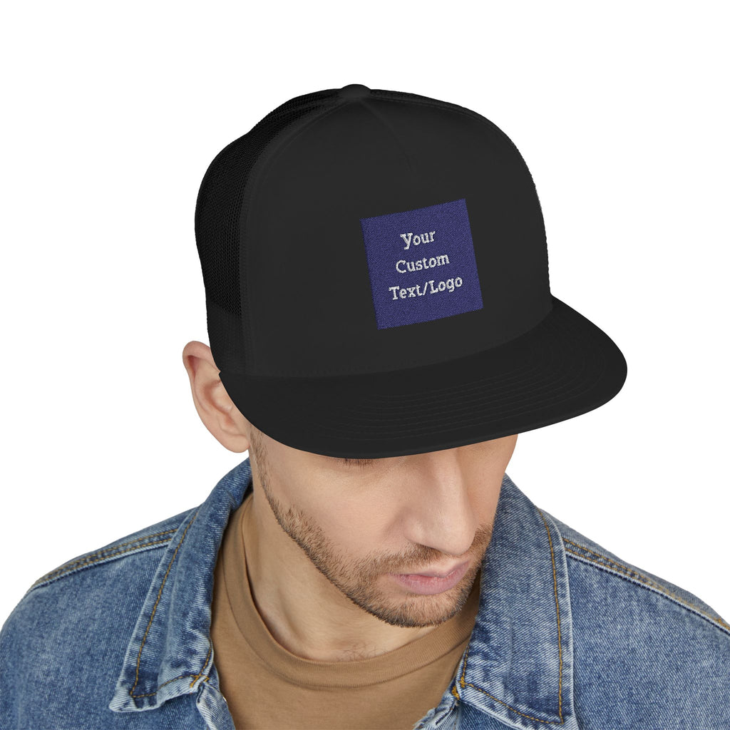 Custom Embroidered Text or Logo Trucker Cap | Customized for Schools, Businesses, Teams & More