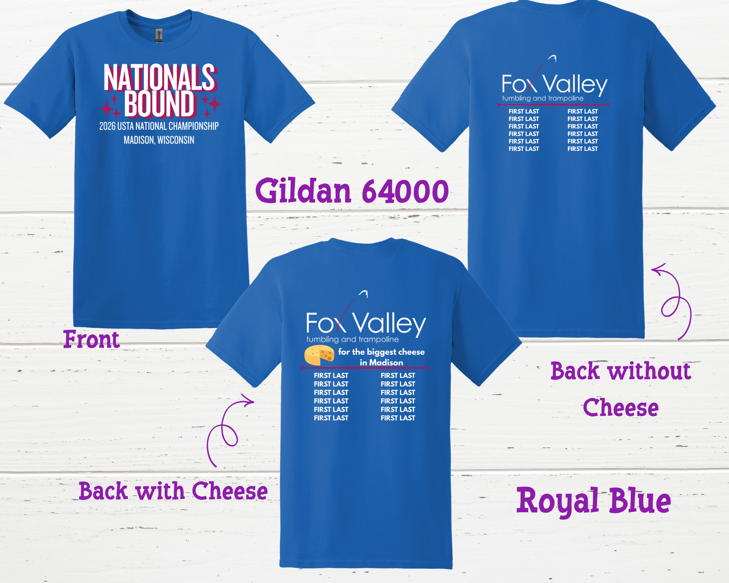 ADULT FV Tumbling Nationals Bound T-Shirt