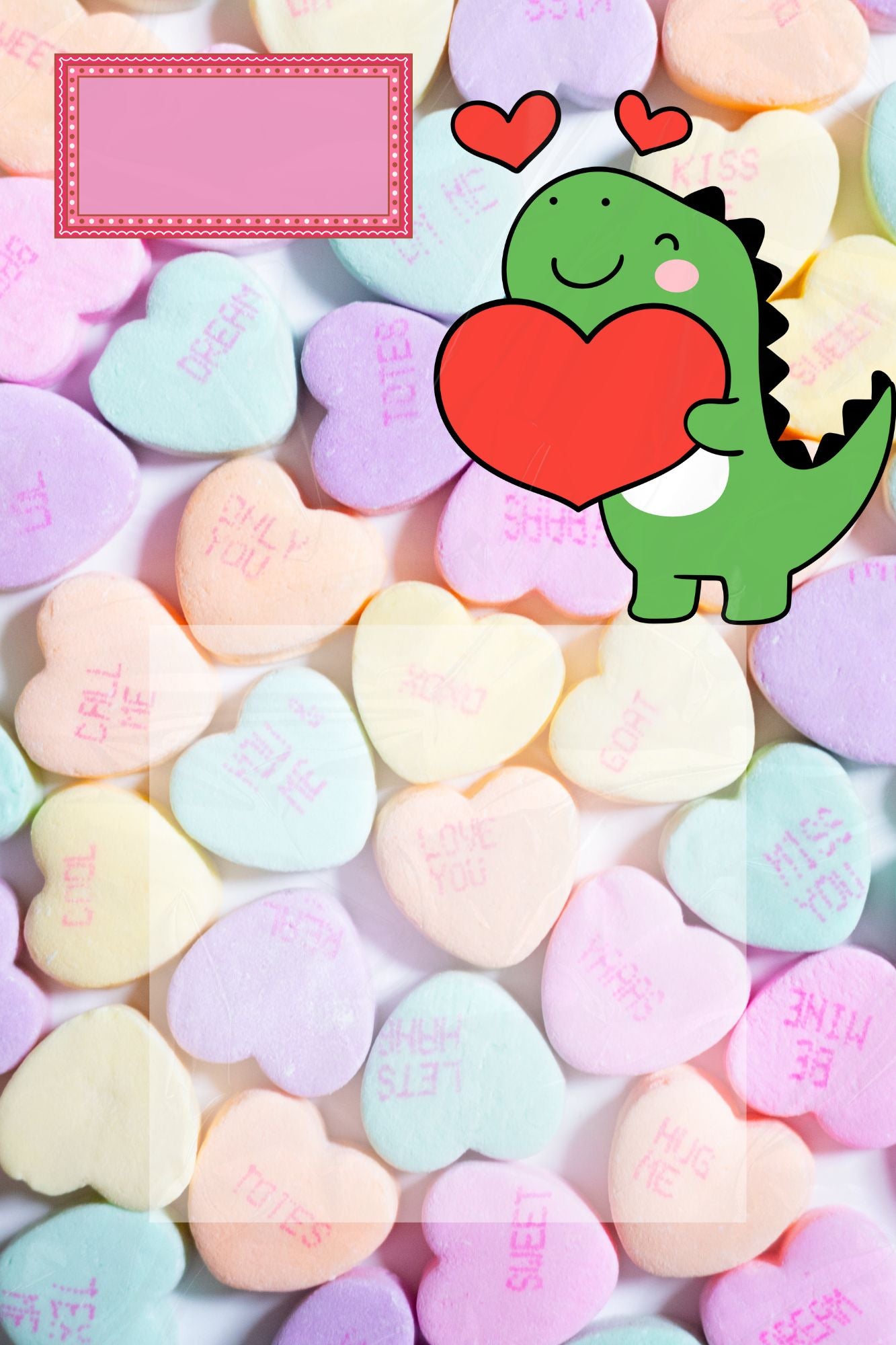 Jumbo Valentine's Day Card 12x18 inches, Custom Options Available