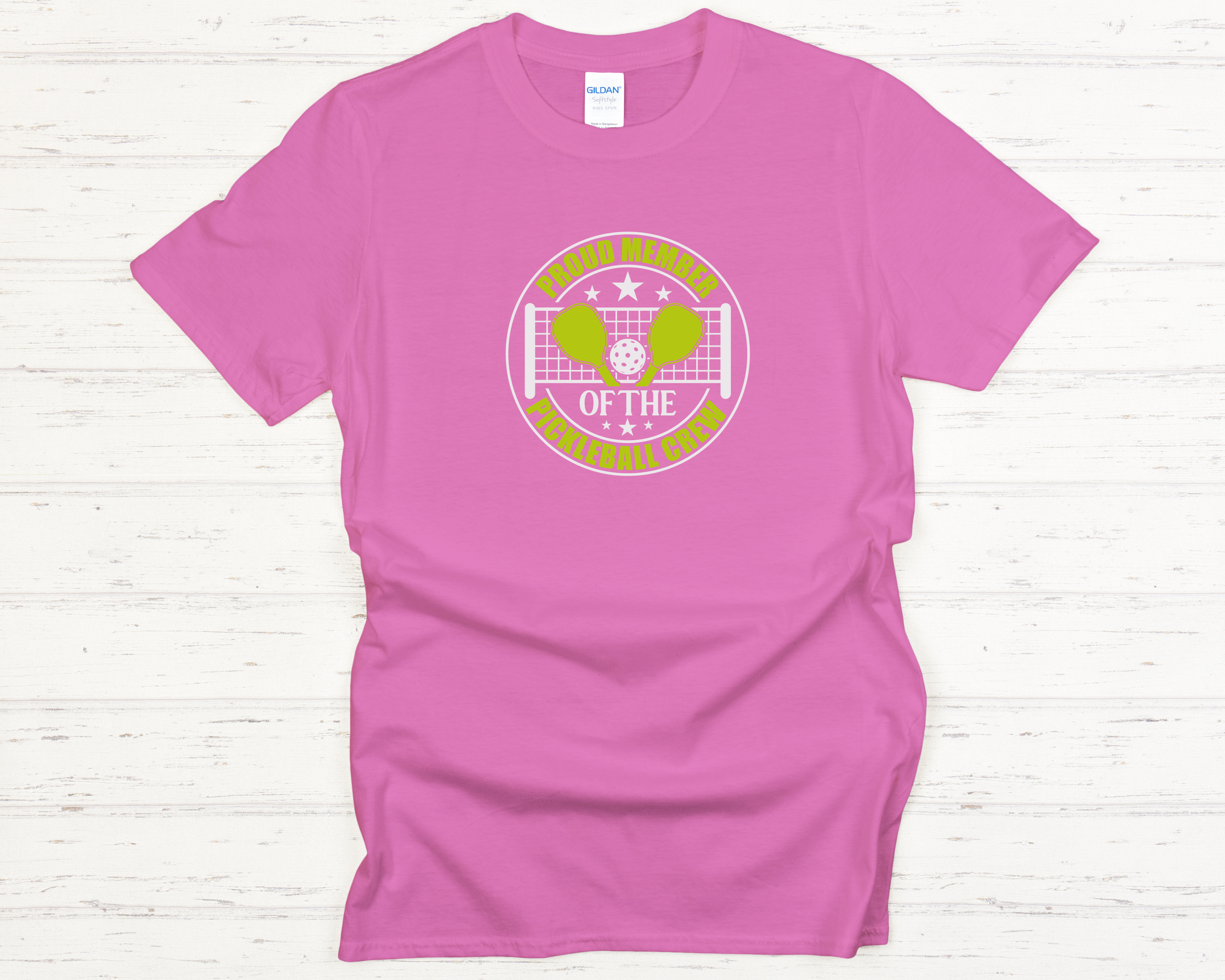 Proud Member of the Pickleball Crew Adult T-Shirt