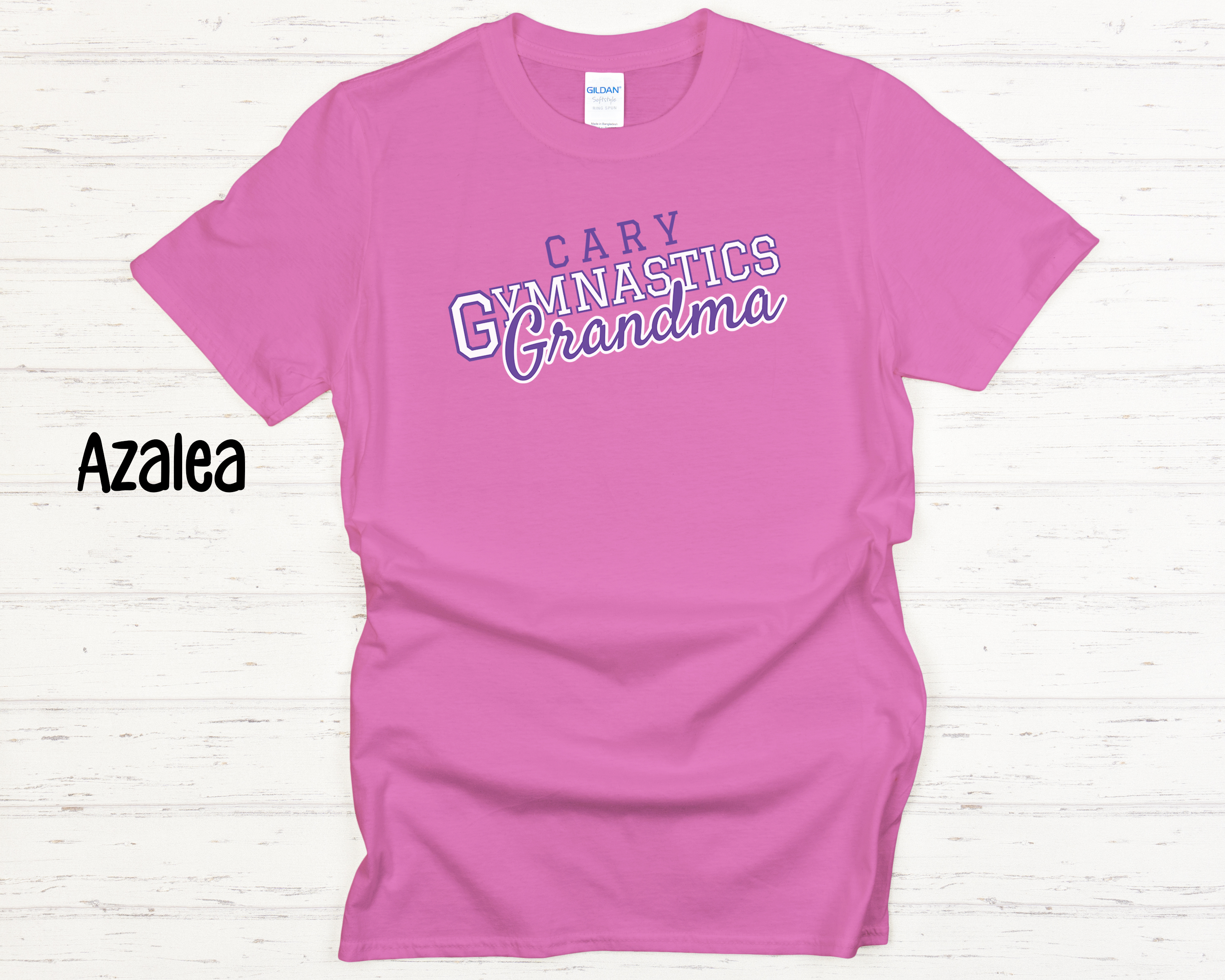 Cary Gymnastics Grandma White Adult T-Shirt