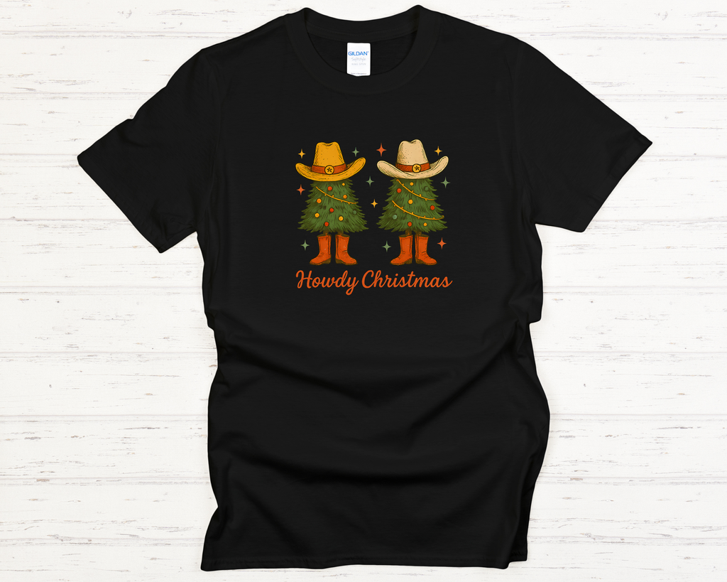 Howdy Christmas Adult T-Shirt