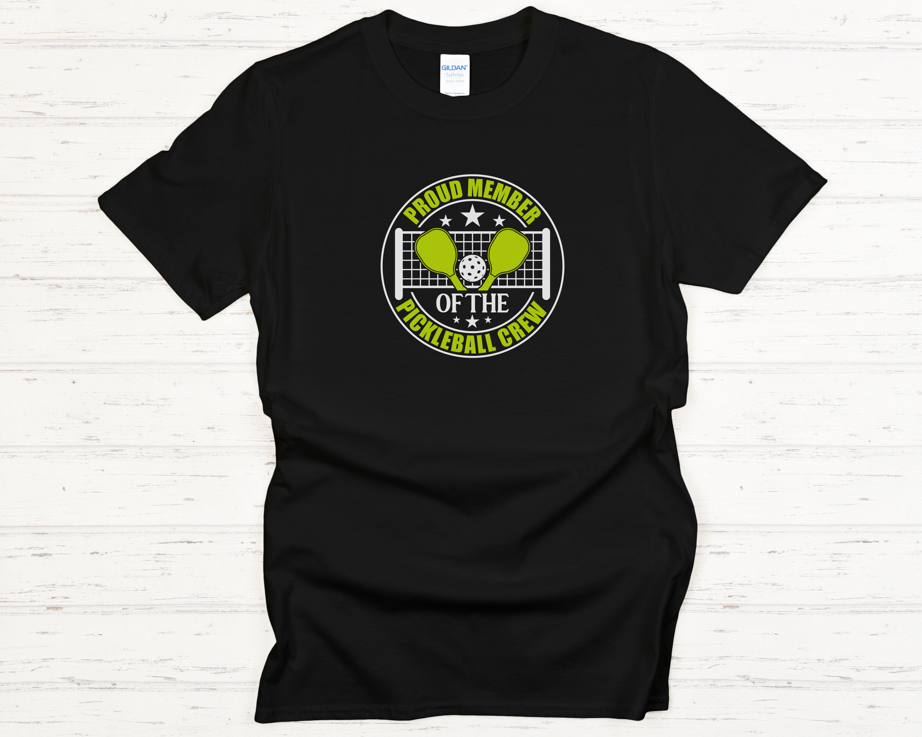 Proud Member of the Pickleball Crew Adult T-Shirt