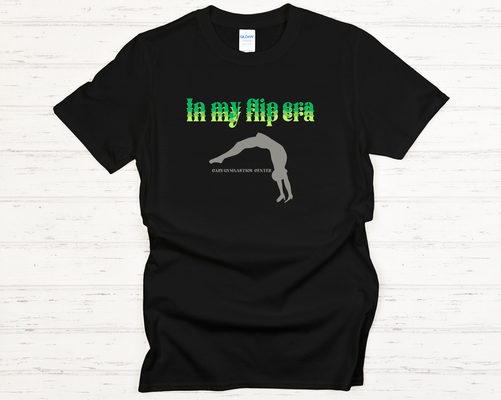 Cary Gymnastics In My Flip Era Adult T-Shirt