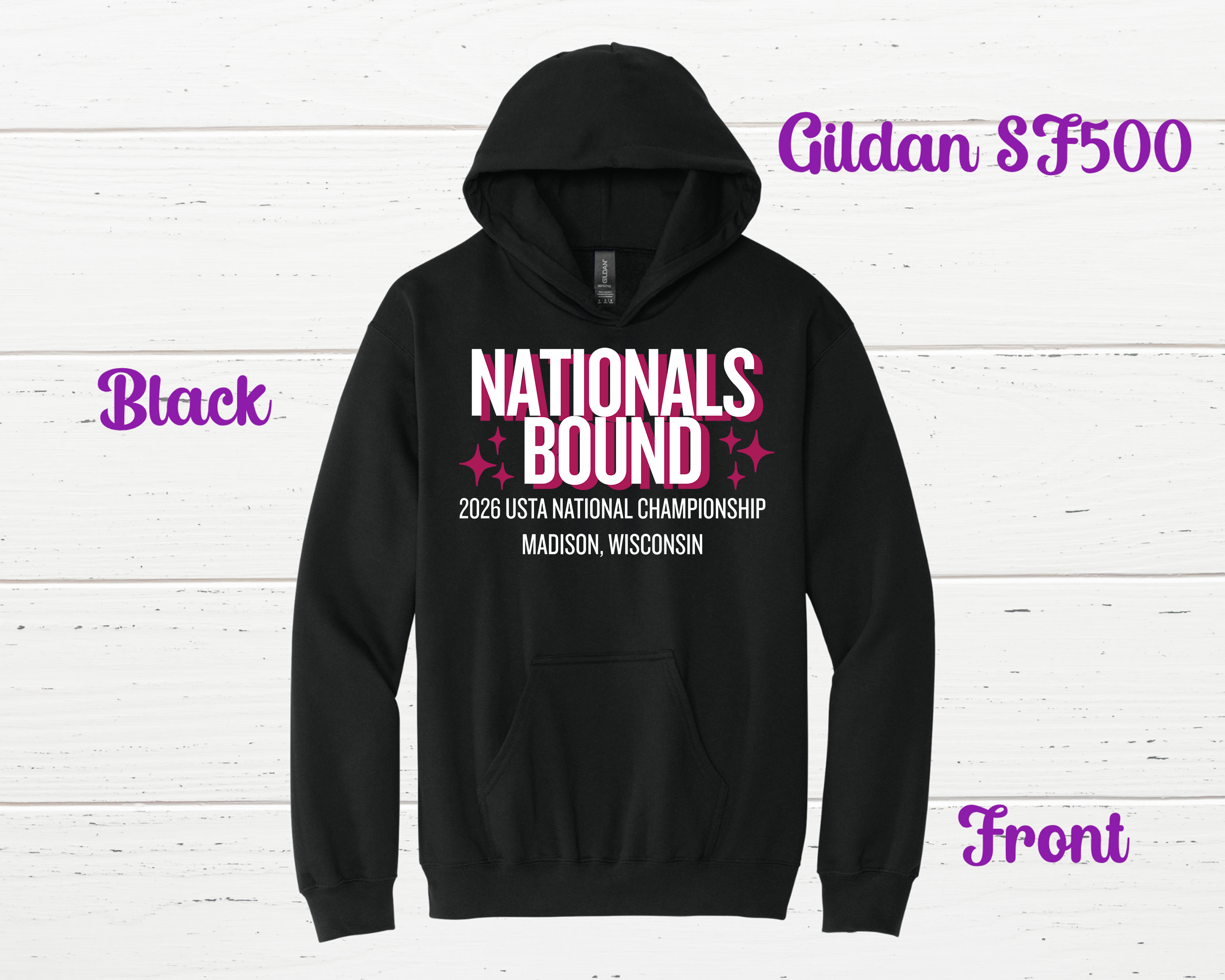ADULT FV Tumbling Nationals Bound Hoodie
