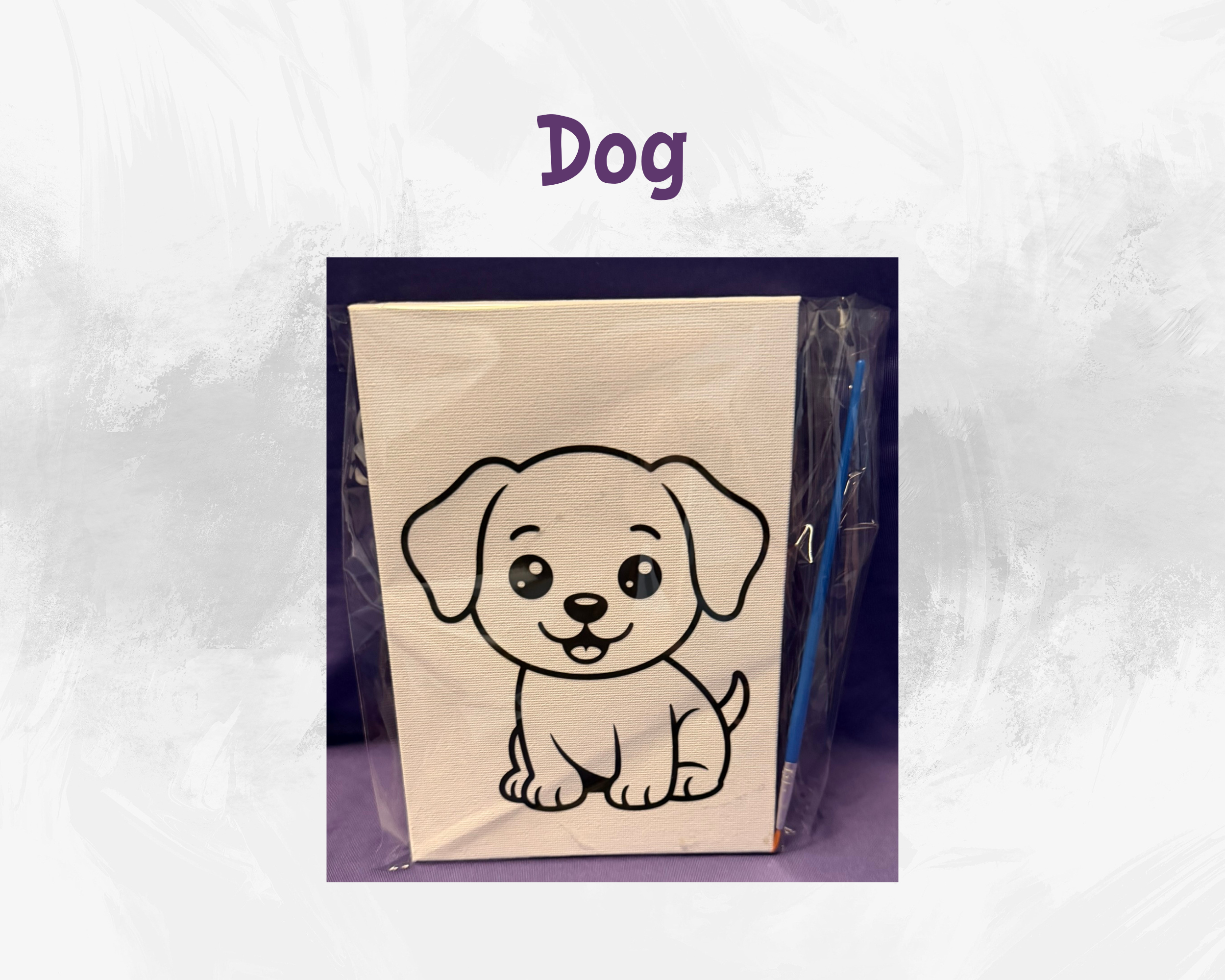 Canvas Animal Paint Kits | 5x7 Kids DIY Art Activity Set
