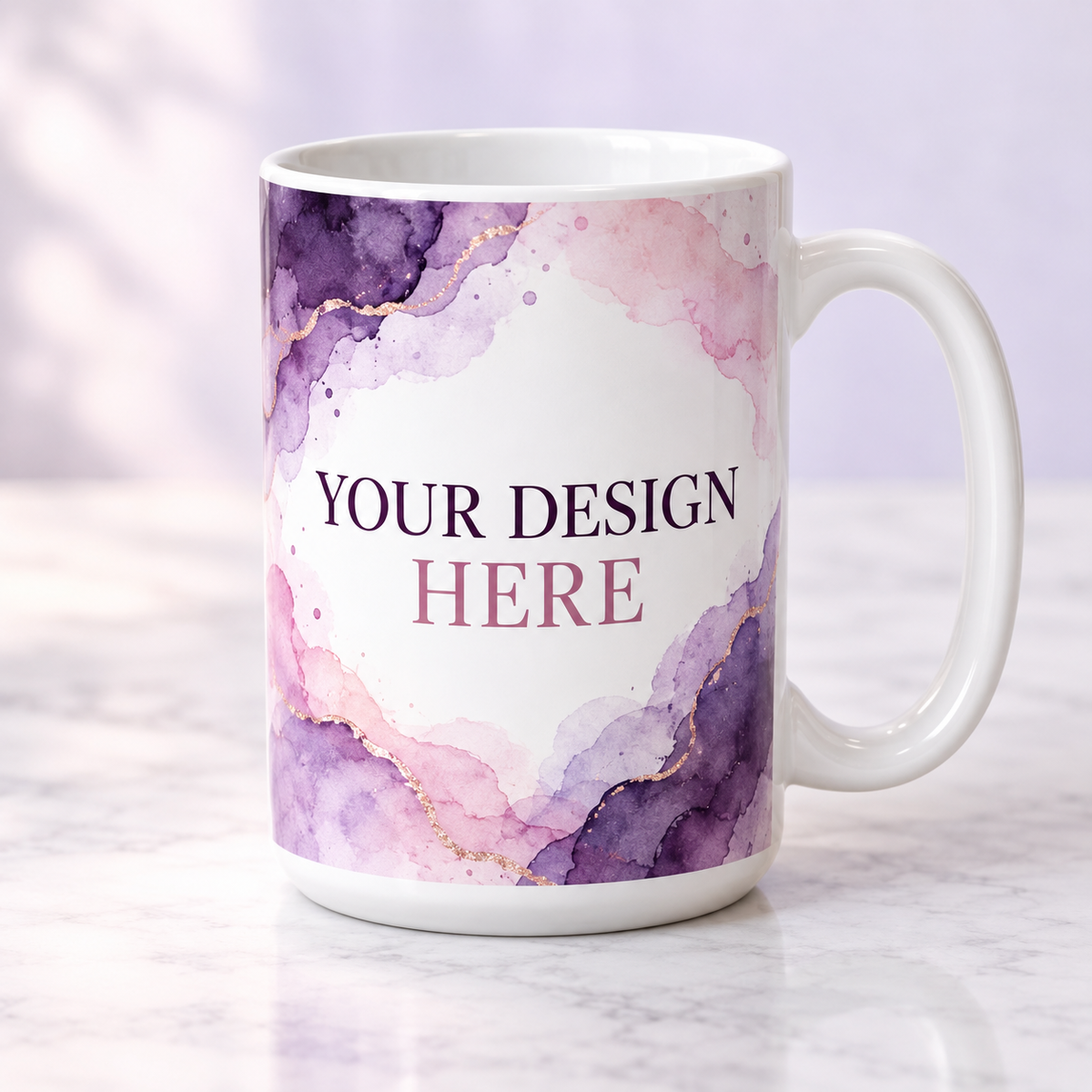 Custom 15 oz Sublimation Mug | Personalized Photo, Logo or Design Mug