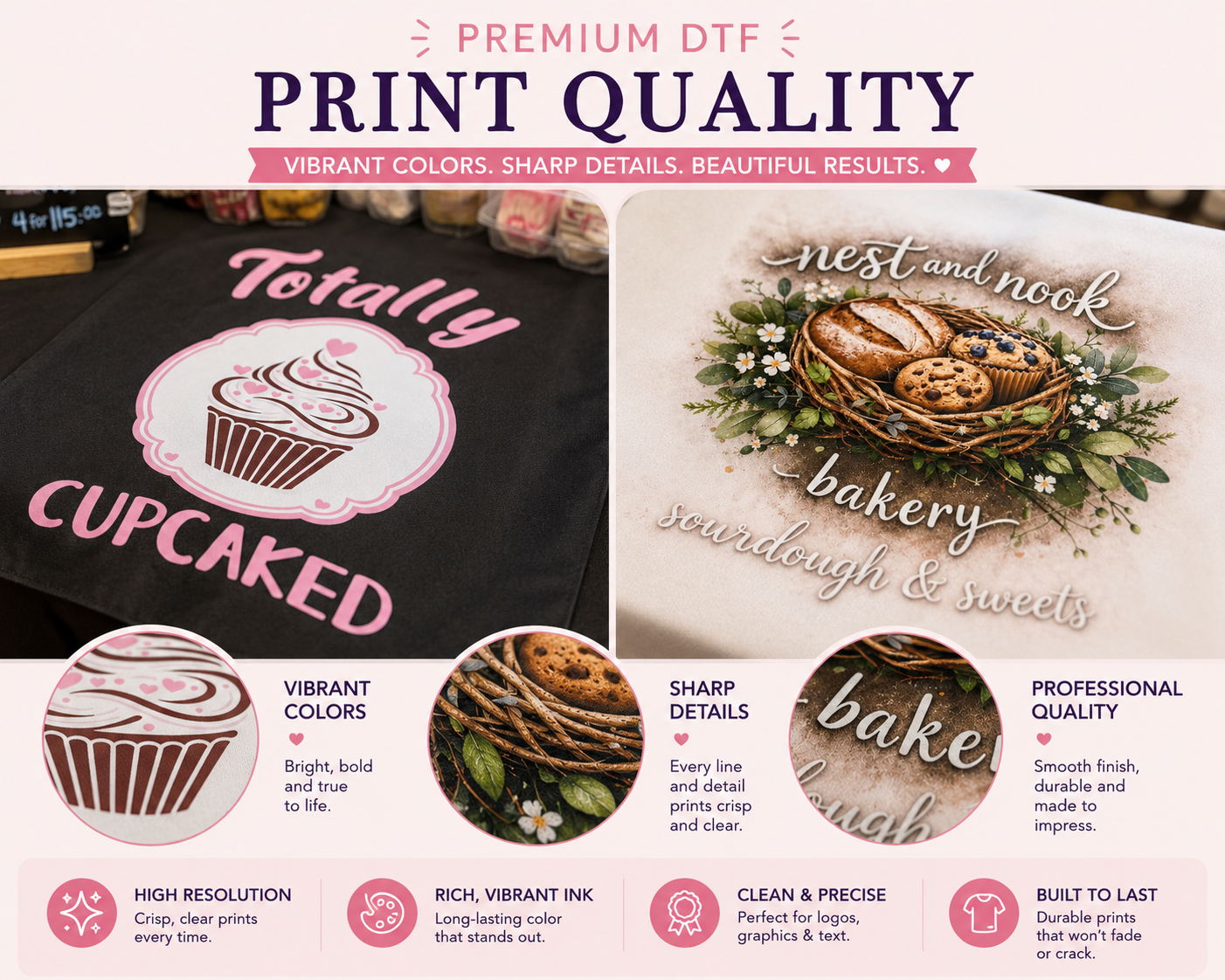 Custom Logo Table Runner for Vendor Booths & Small Businesses