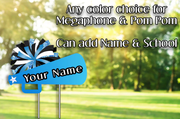 Custom Sporty Yard Signs Single Sided