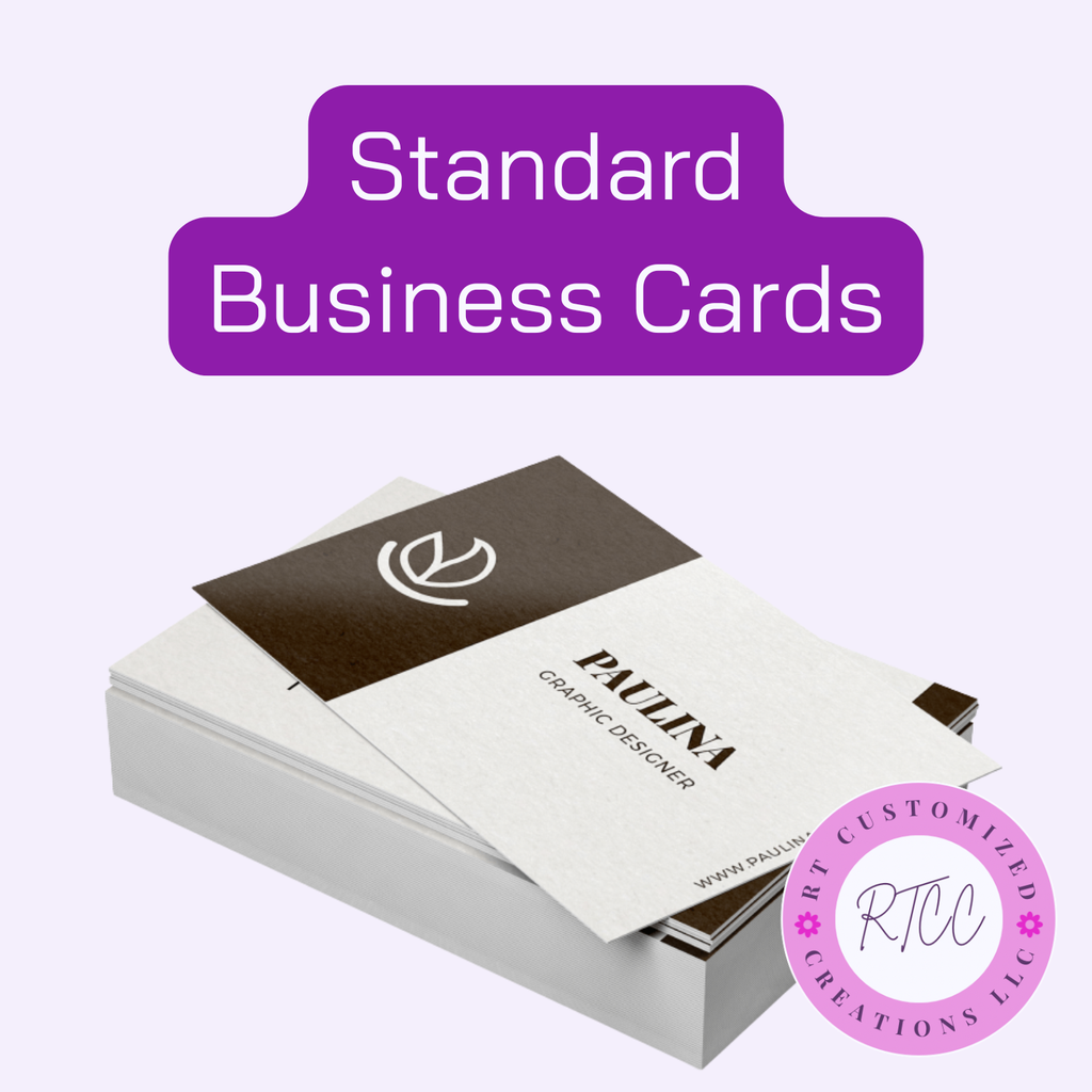 Custom Standard Business Cards | Classic Everyday Quality