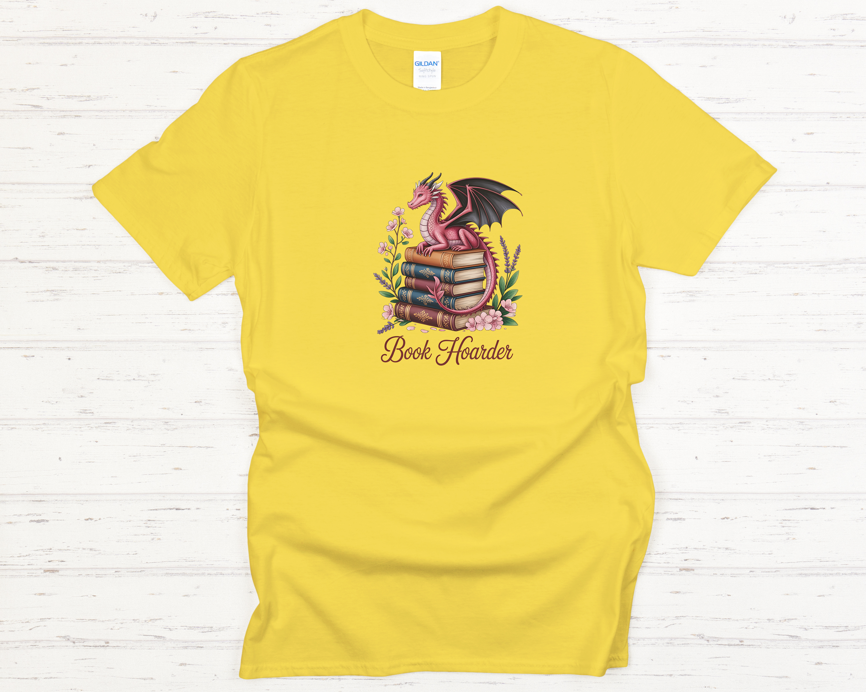 Dragon Book Hoarder Adult T-Shirt