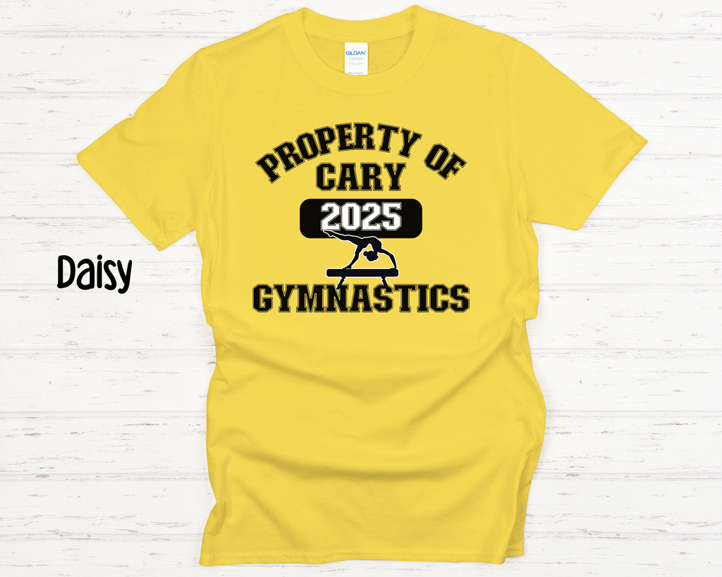 Property of Cary Gymnastics Adult T-Shirt