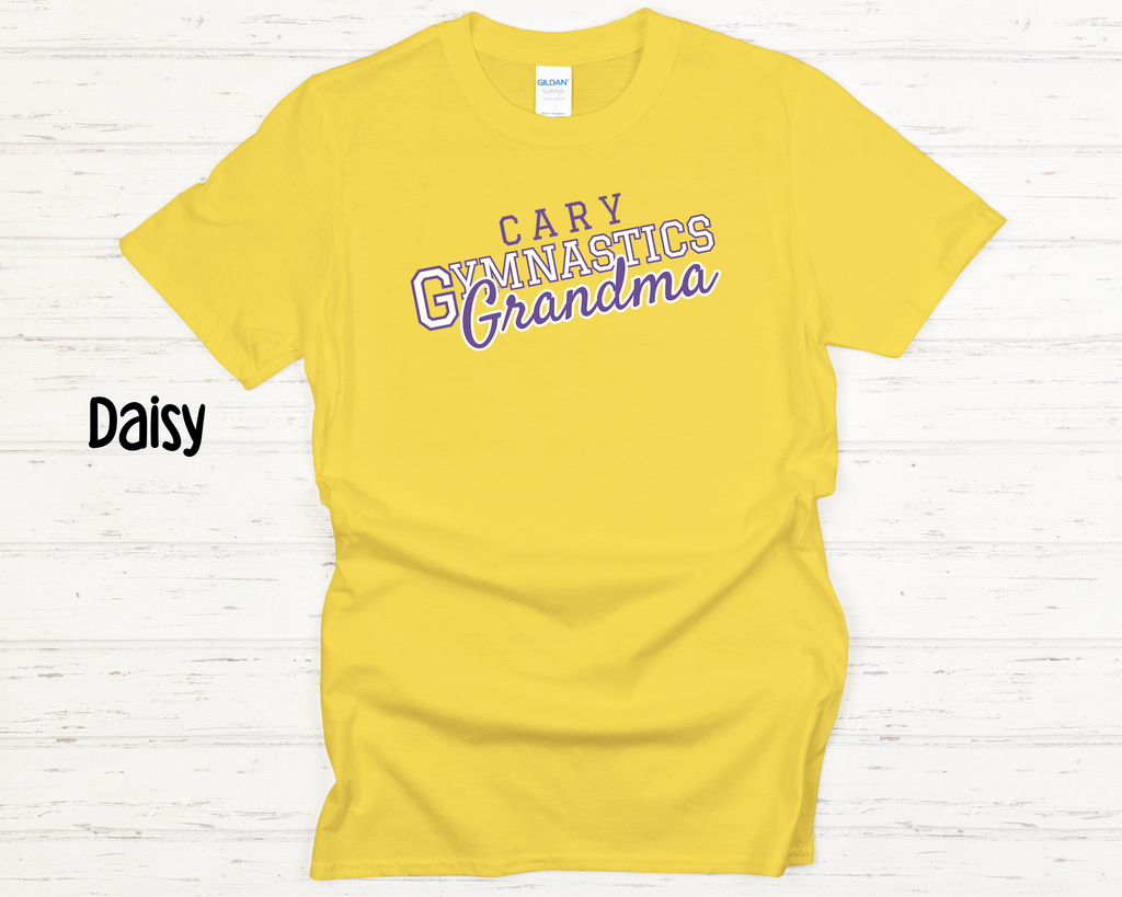Cary Gymnastics Grandma White Adult T-Shirt