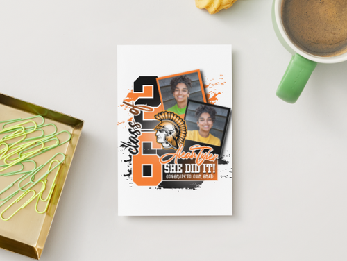 2026 Graduation Announcement & Invitation Digital Card, 4x6 Inches, Canva Template