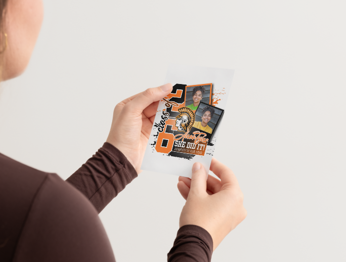2026 Graduation Announcement & Invitation Digital Card, 4x6 Inches, Canva Template