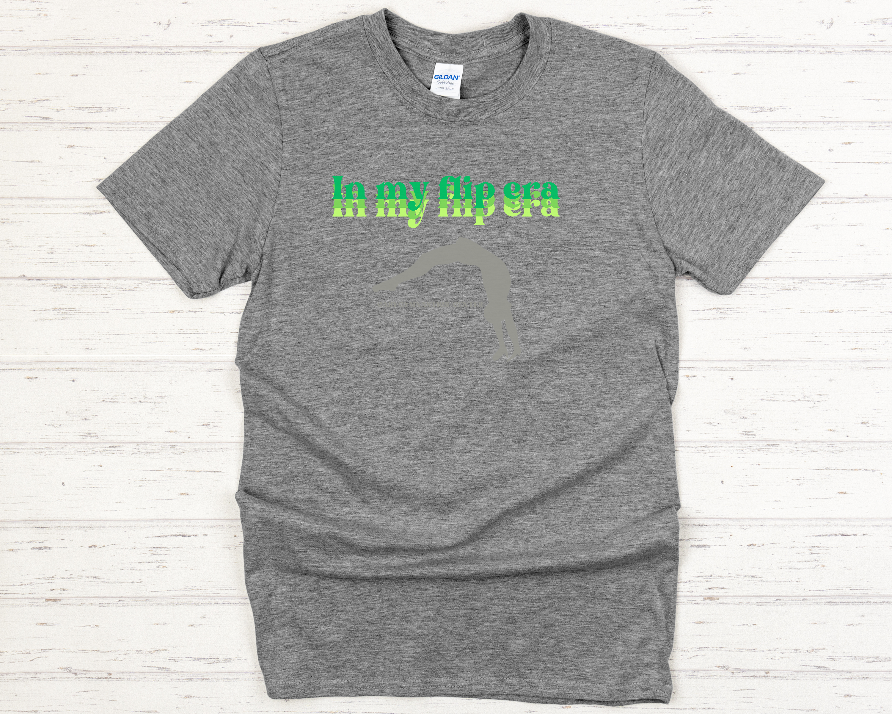 Cary Gymnastics In My Flip Era Adult T-Shirt