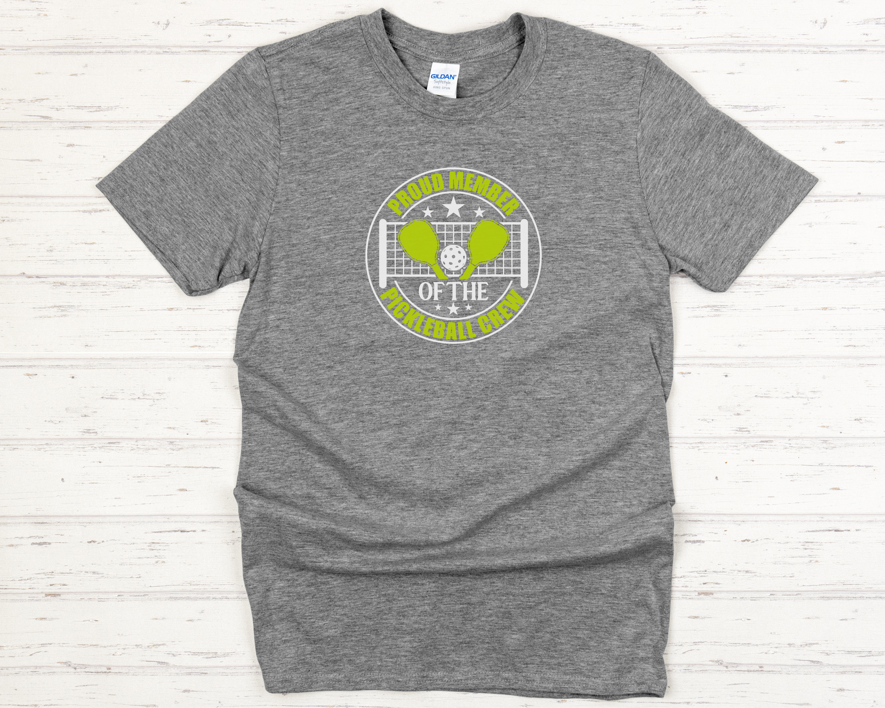 Proud Member of the Pickleball Crew Adult T-Shirt