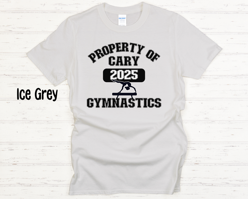 Property of Cary Gymnastics Adult T-Shirt