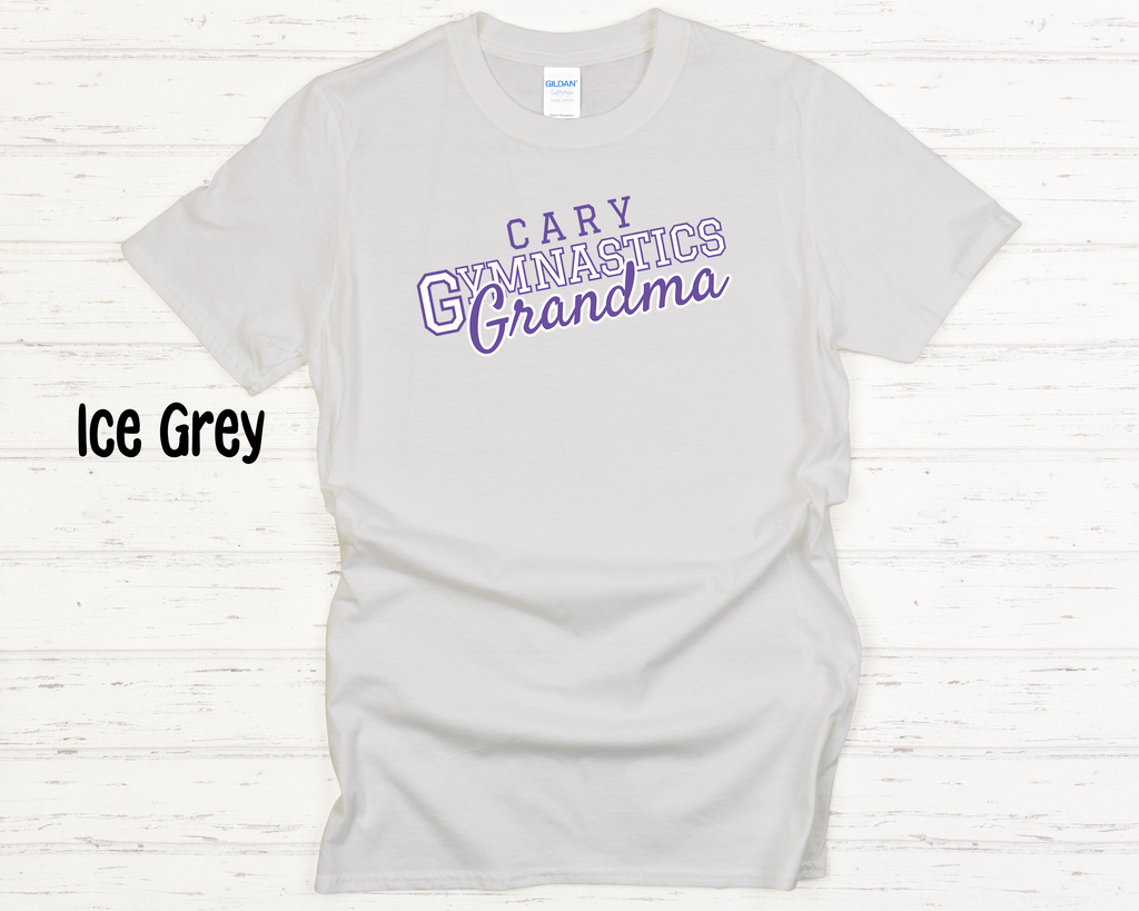 Cary Gymnastics Grandma White Adult T-Shirt